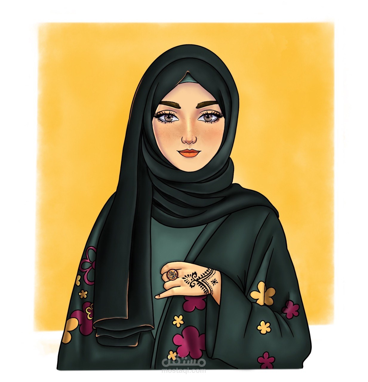 تصميم صورة شخصية براند لمتجر