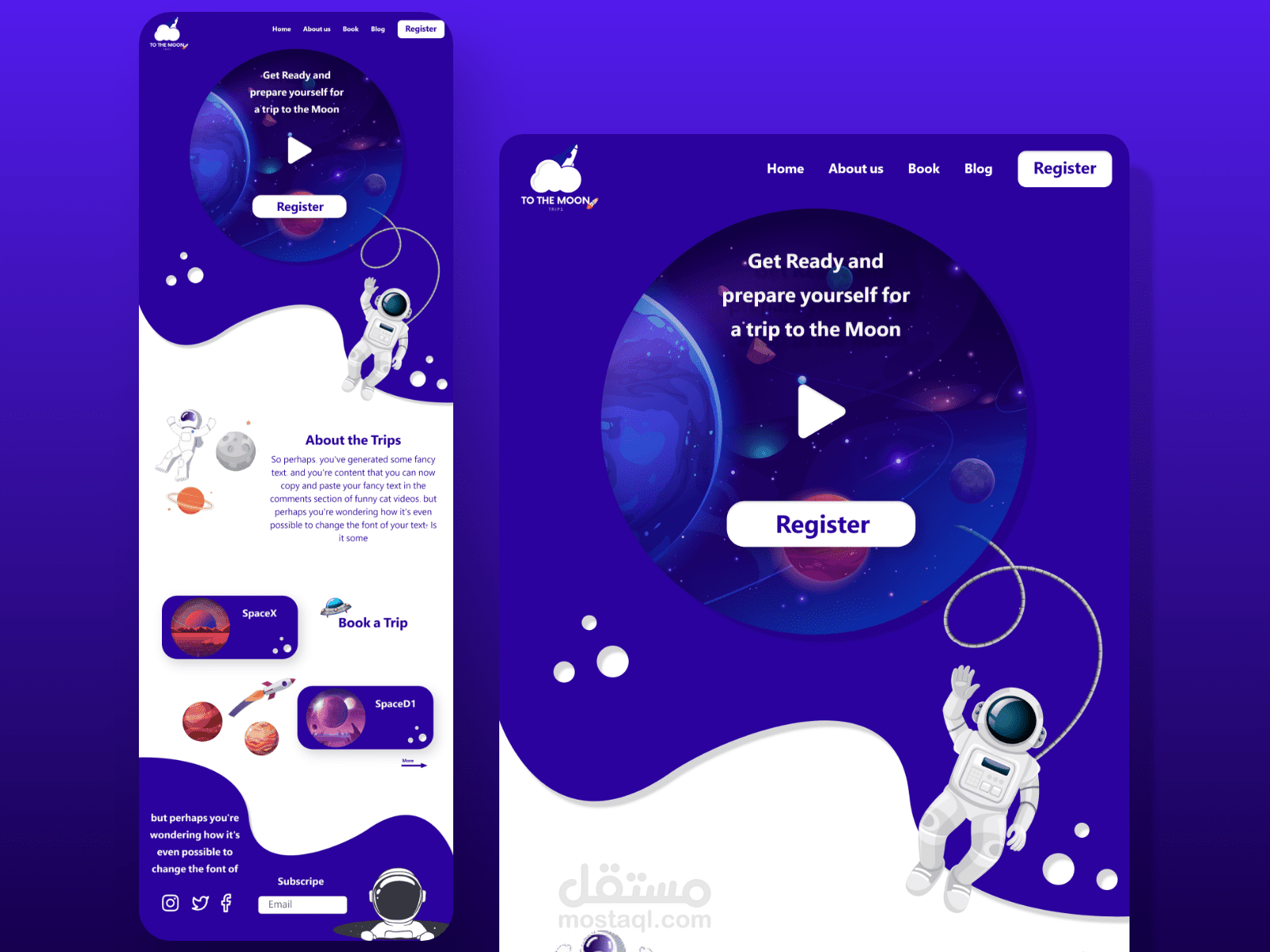 Trip to the moon