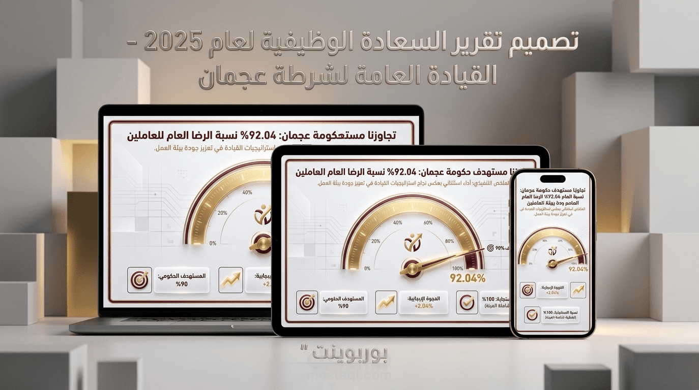 تصميم تقرير السعادة الوظيفية لعام 2025