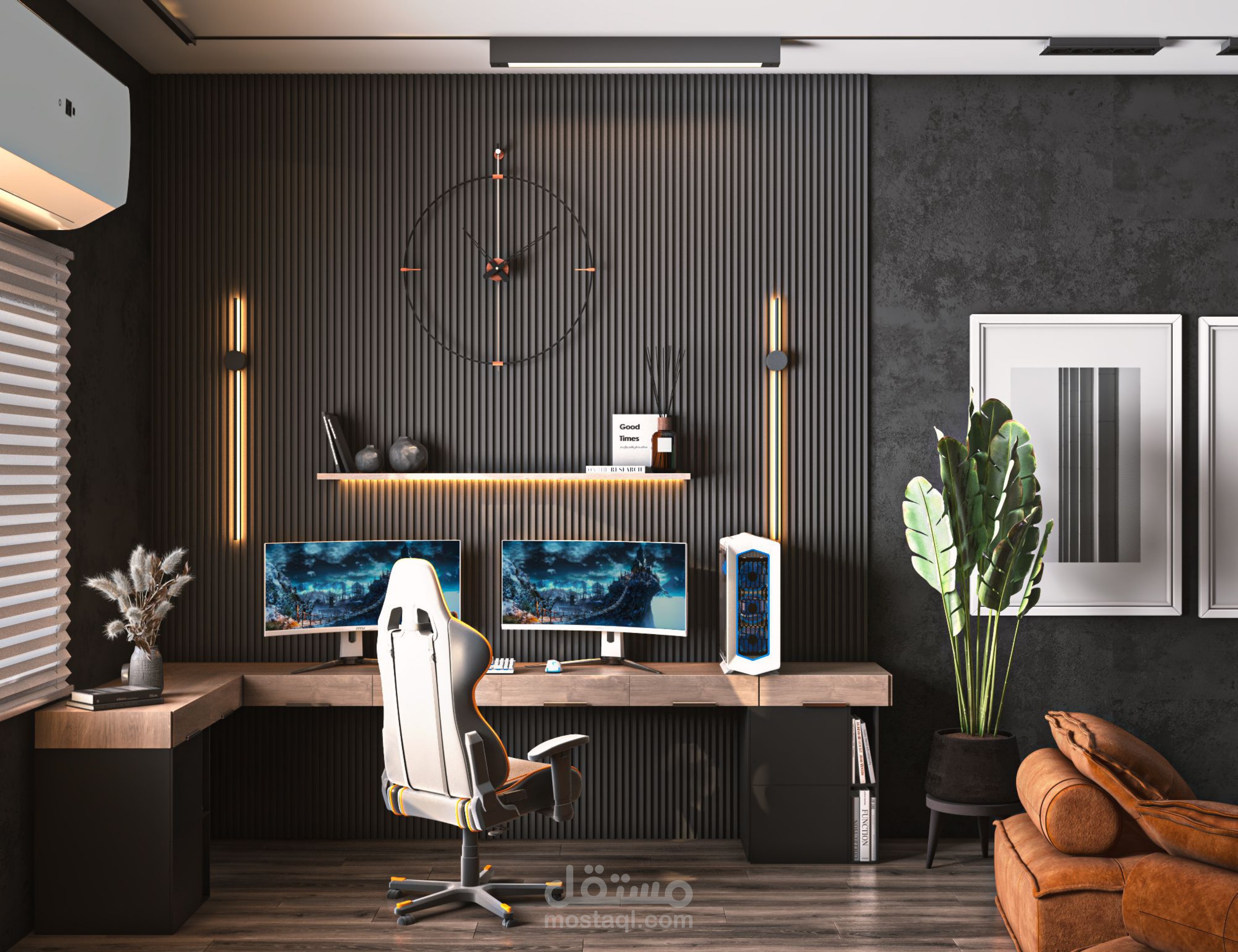 تصميم حديث gamer room