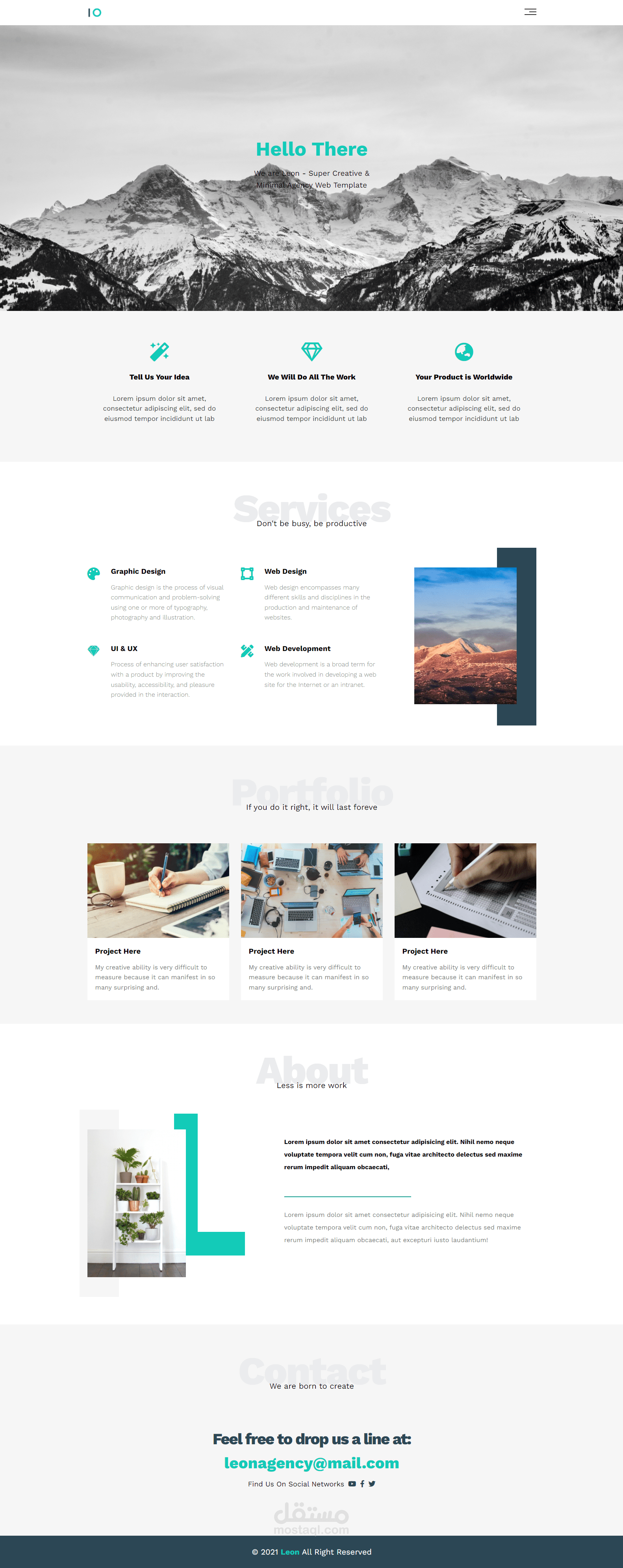 ويب تمبلت باستخدام html css html5 css3