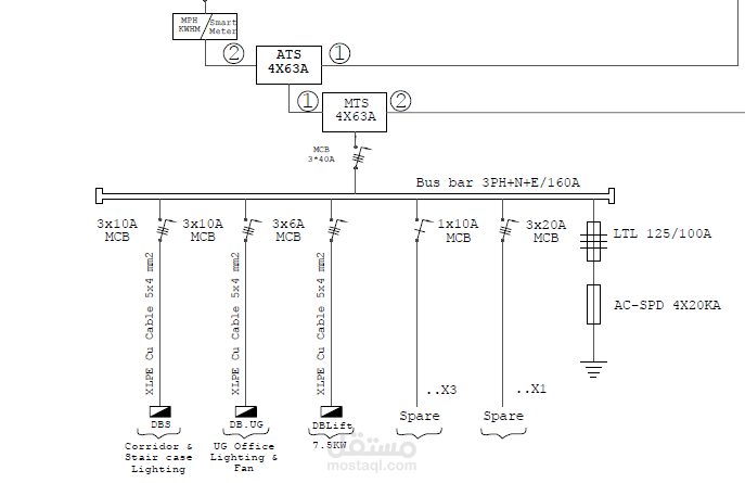 27 kw hybrid solar energy system diagram
