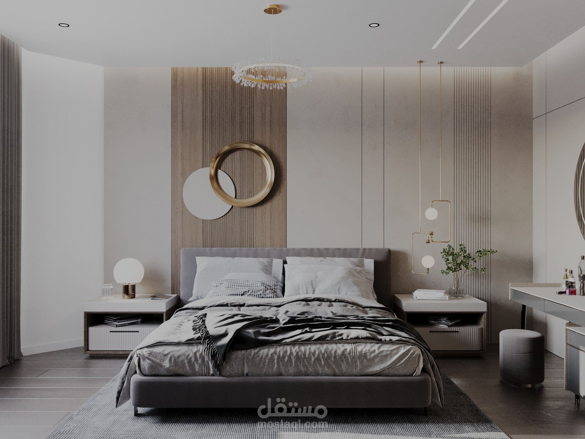 تصميم غرفة نوم رئيسية