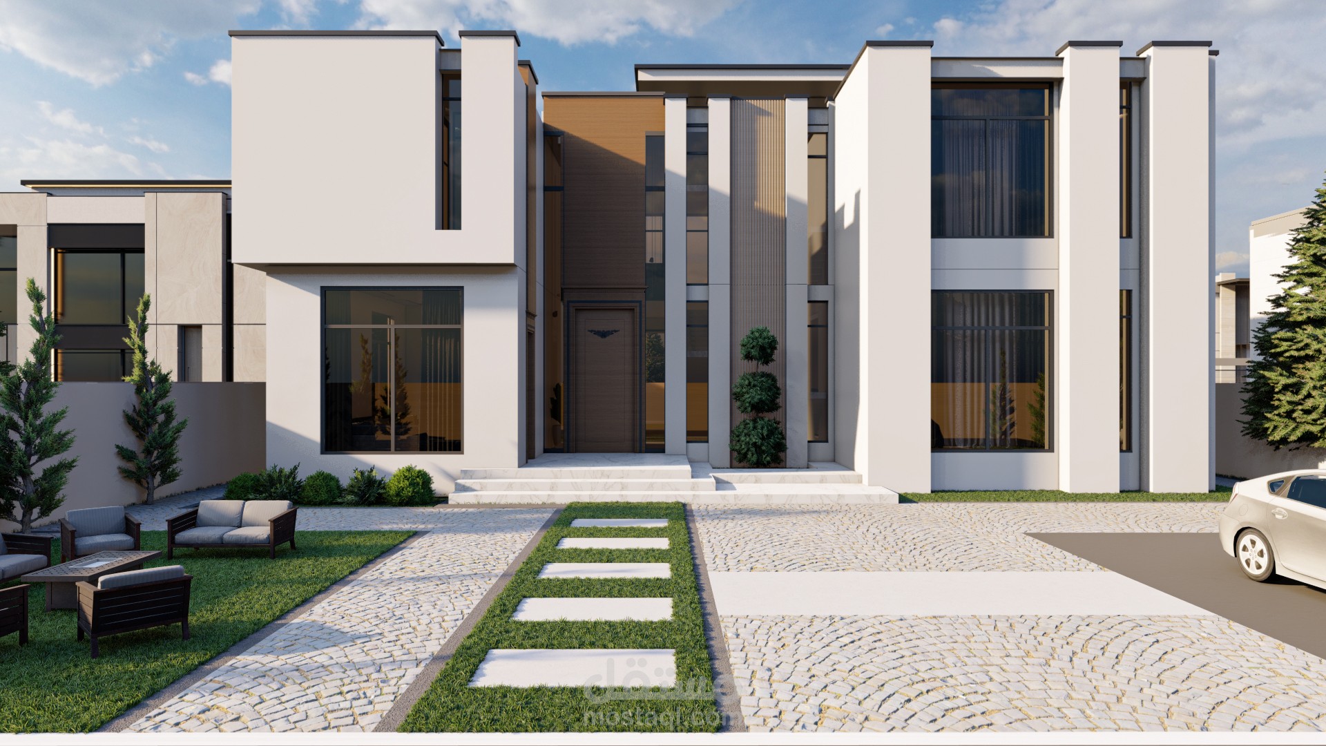 تصميم واجهات خارجية حديث