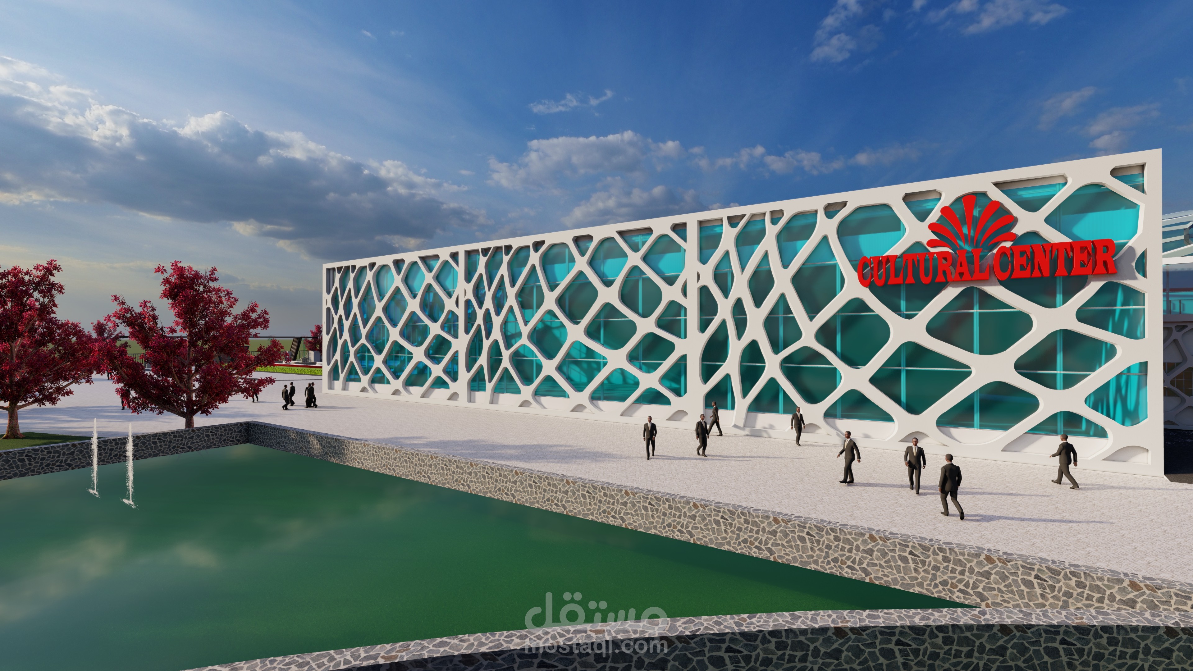 تصميم مركز ثقافي