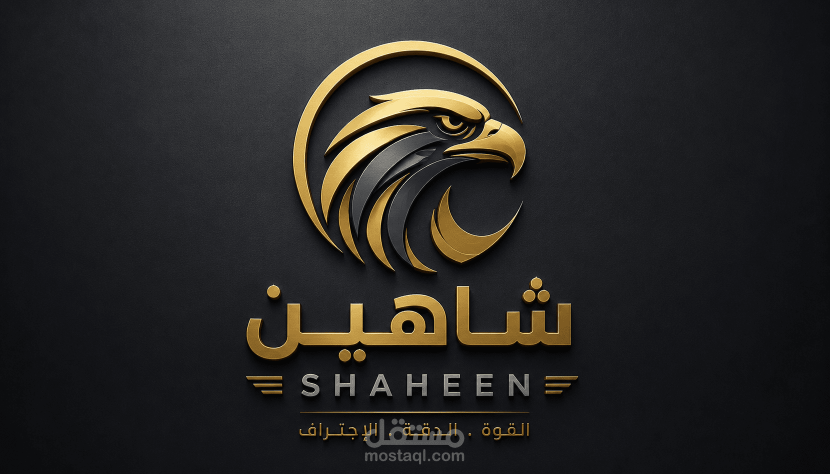 تصميم هوية بصرية احترافية لشركة شاهين تعكس القوة والتميز