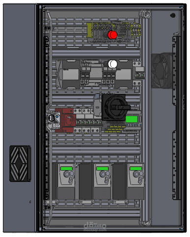 conception armoire électrique 3d