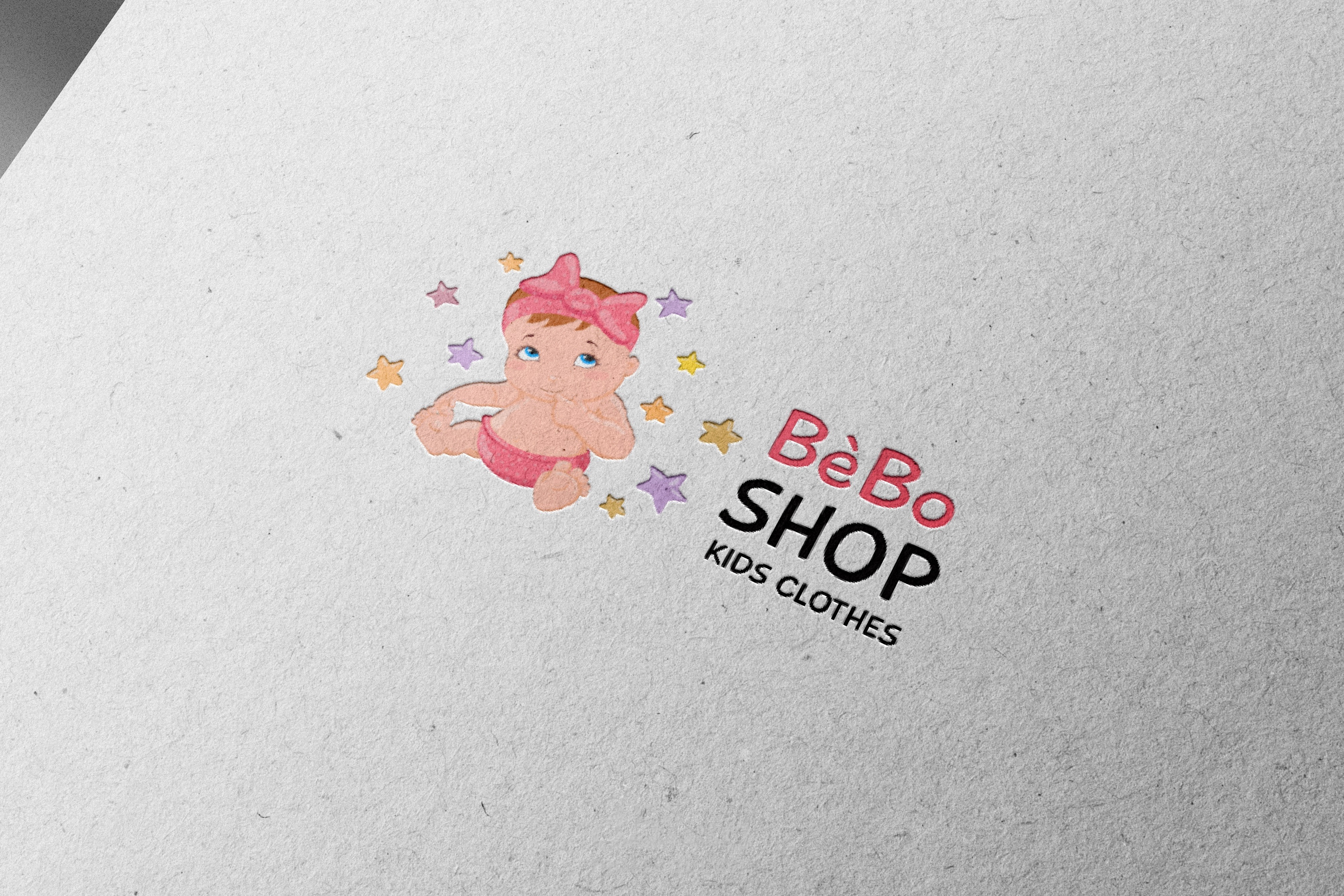 تصميم شعار(logo) وهوية بصرية لماركة ملابس أطفال.
