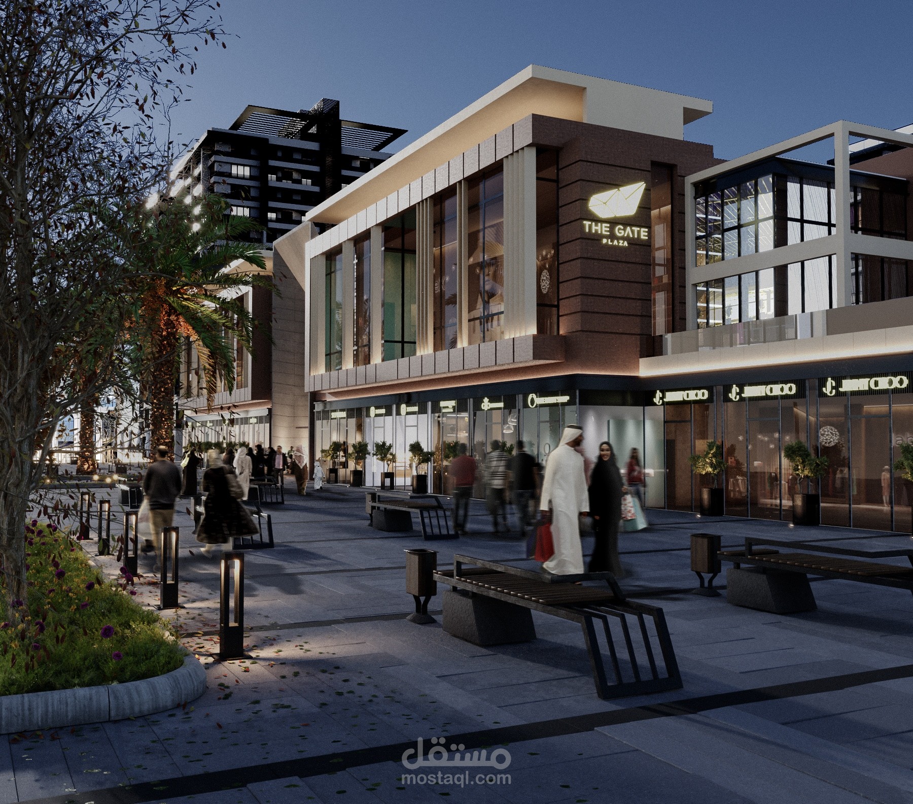 The Gate Mall visualization