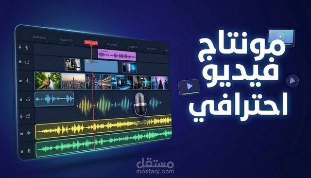مونتاج وتحرير فيديو احترافي