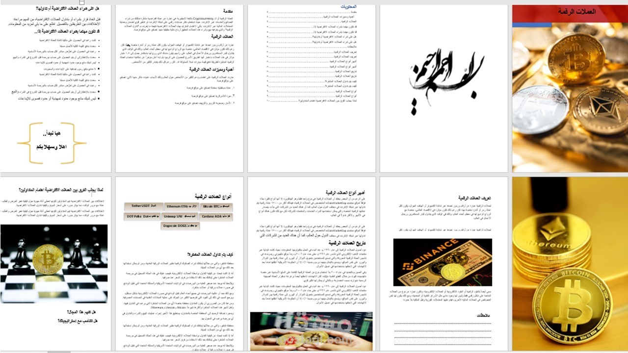 - حقيبة تدريبية (ملف المتدرب، عرض بوربوينت) ورد