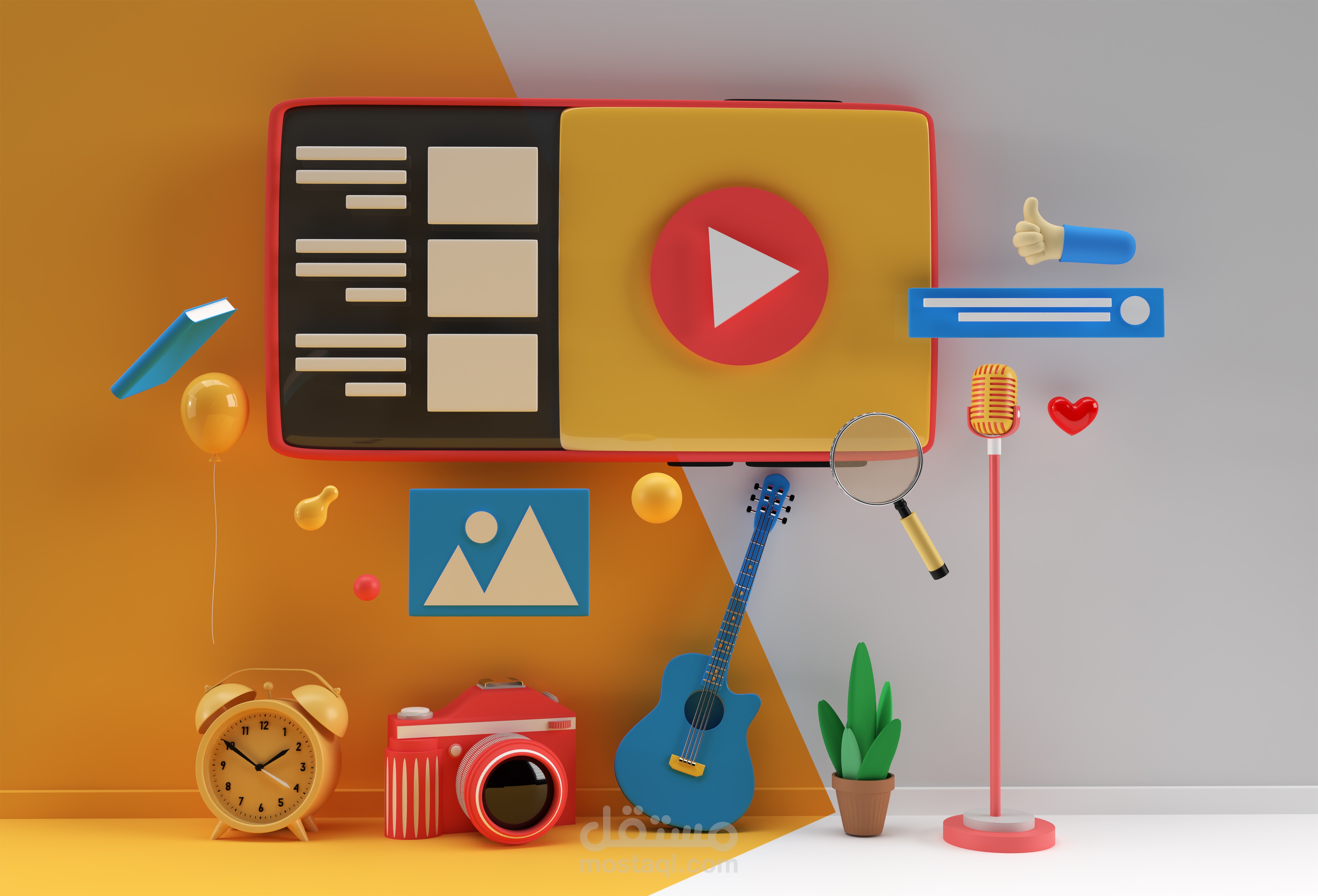 تصميم اعلان لمطعم