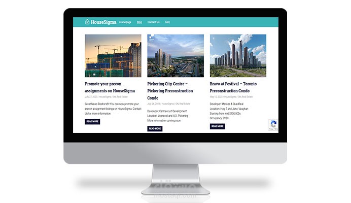 مدونة للعقارات - Sigma Tech