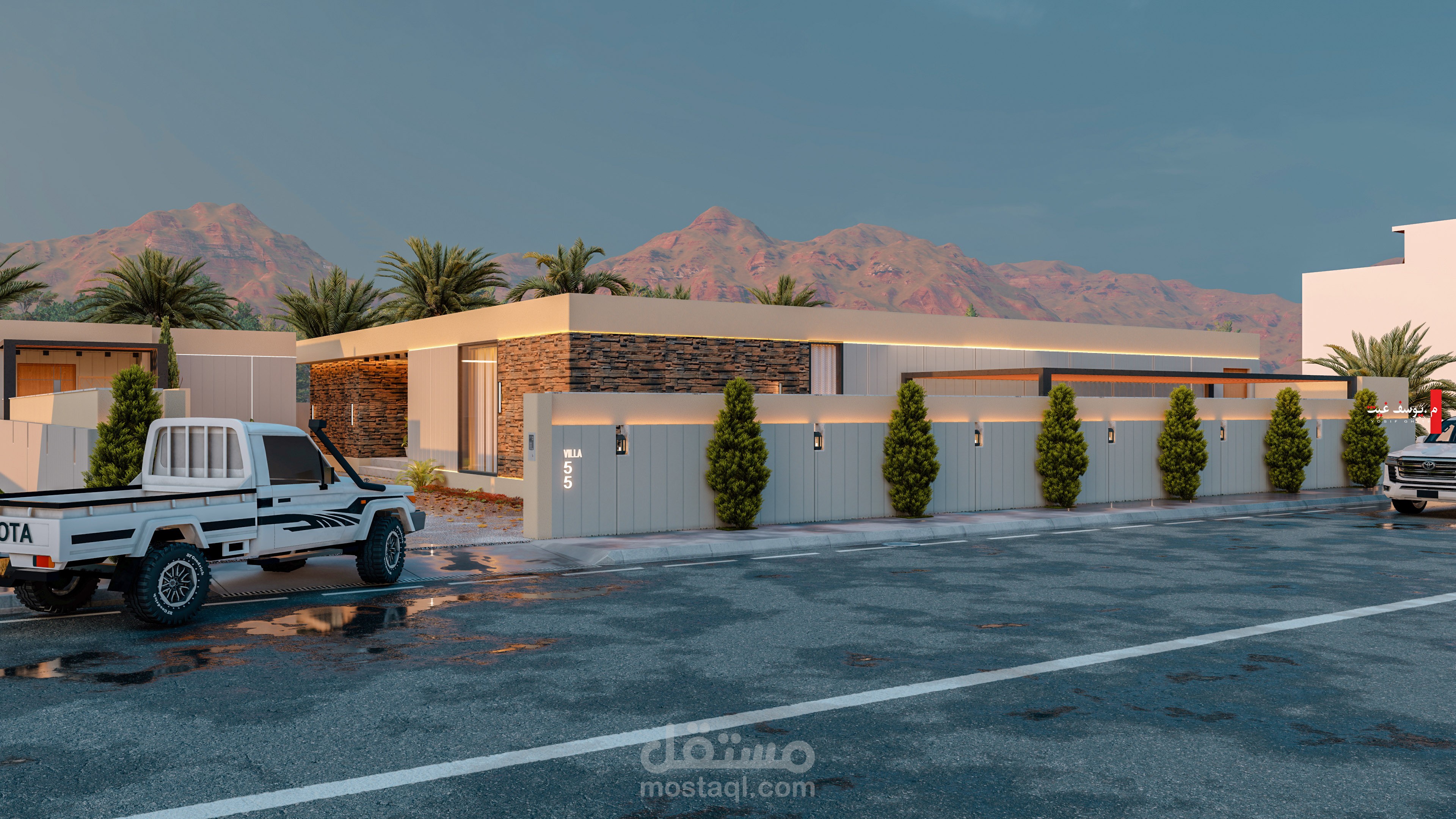 منزل دور واحد minimalist