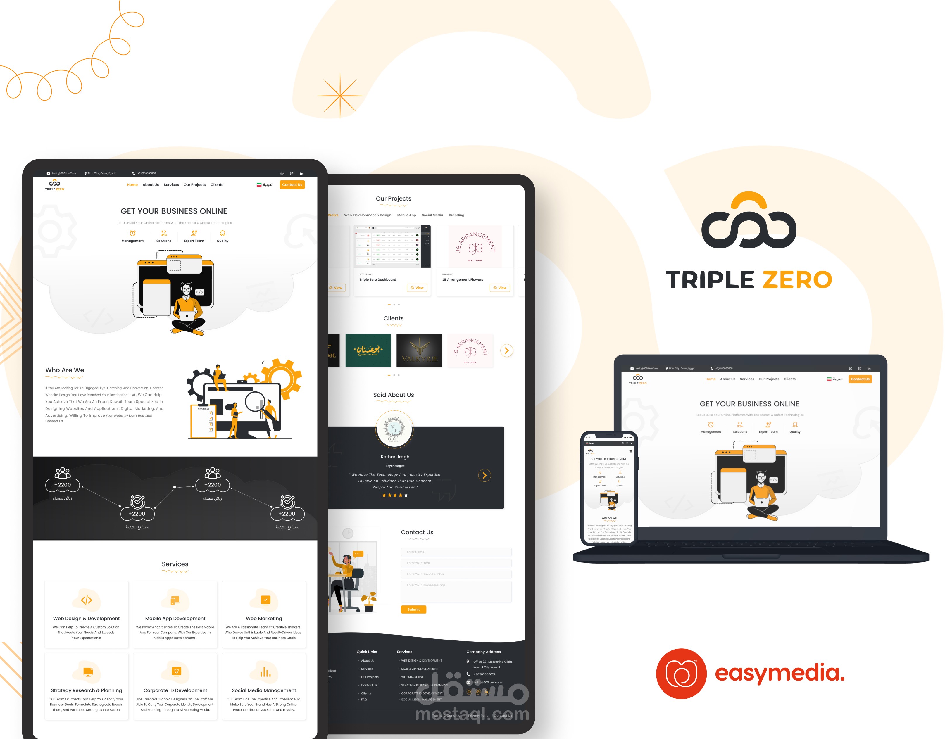 ملف تعريفي لموقع Triple Zero