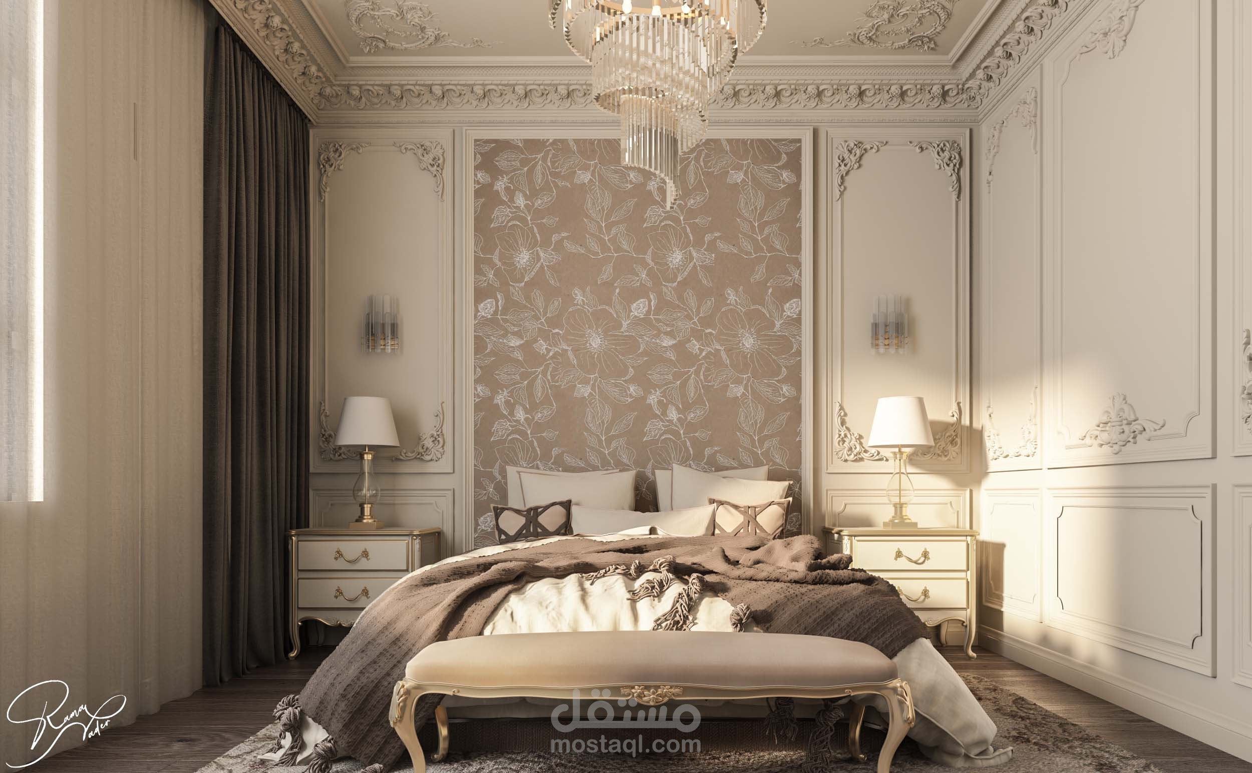 غرفة نوم كلاسيك
