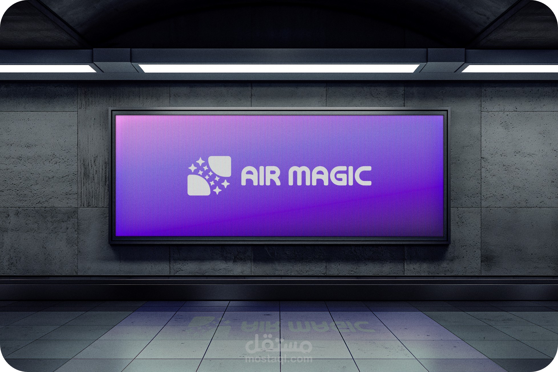 Logo design for an artificial intelligence platform