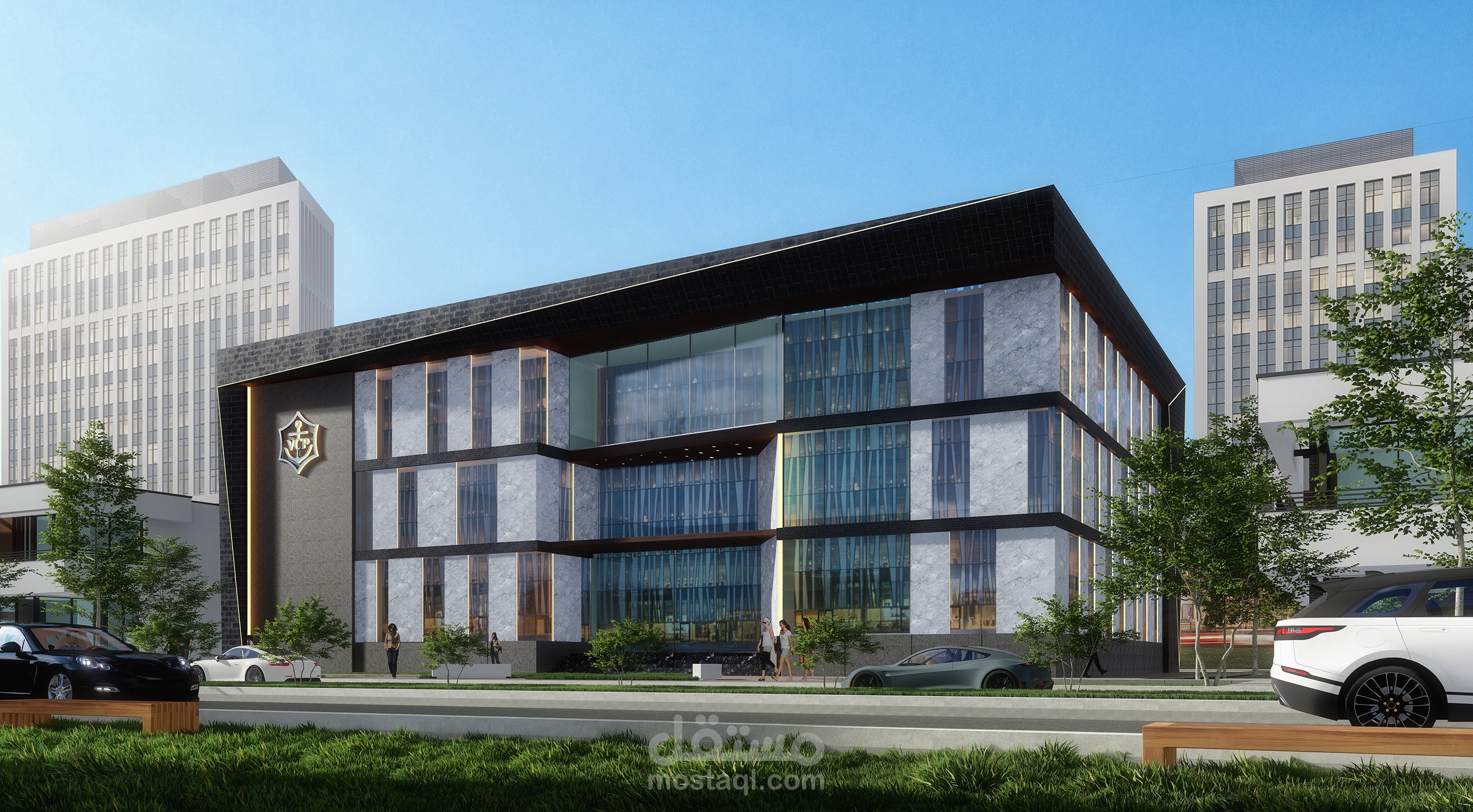 تصميم مبني اداري بمصر