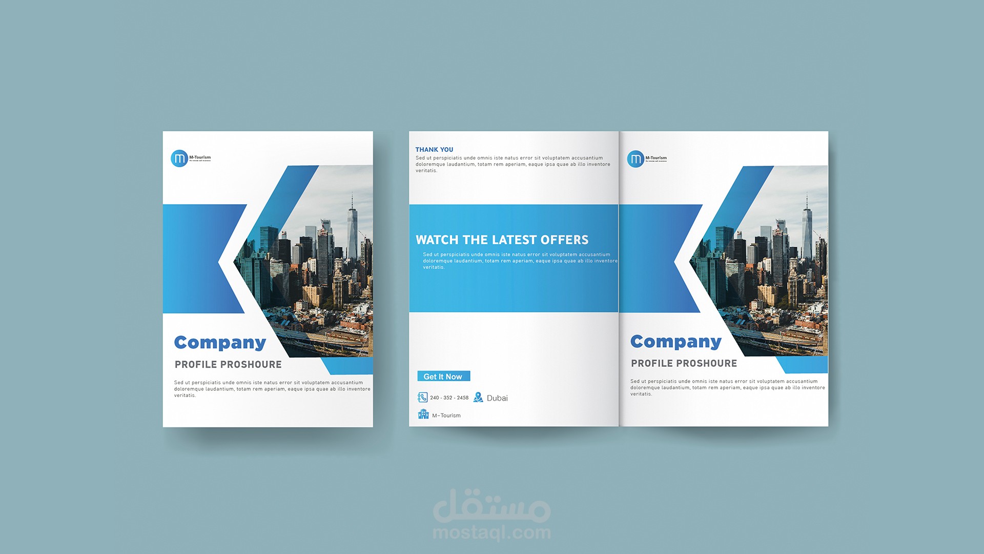 تصميم بروفايل لشركة إدارة أعمال