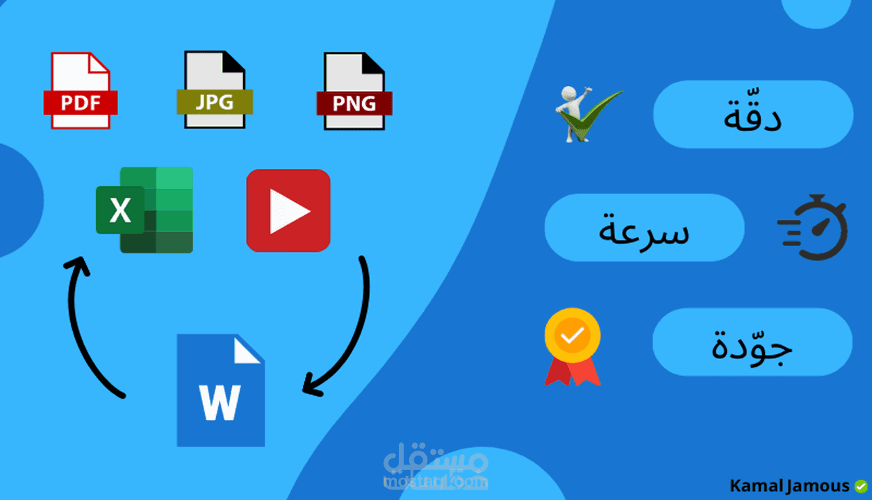 تفريغ وتنسيق جميع انواع الملفات الى Word