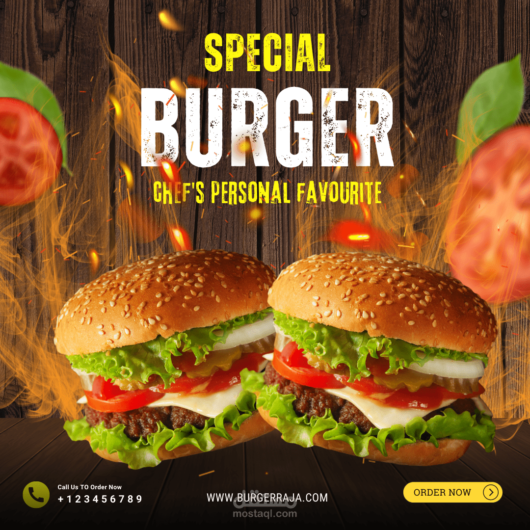 special BURGER chef's personal favourite