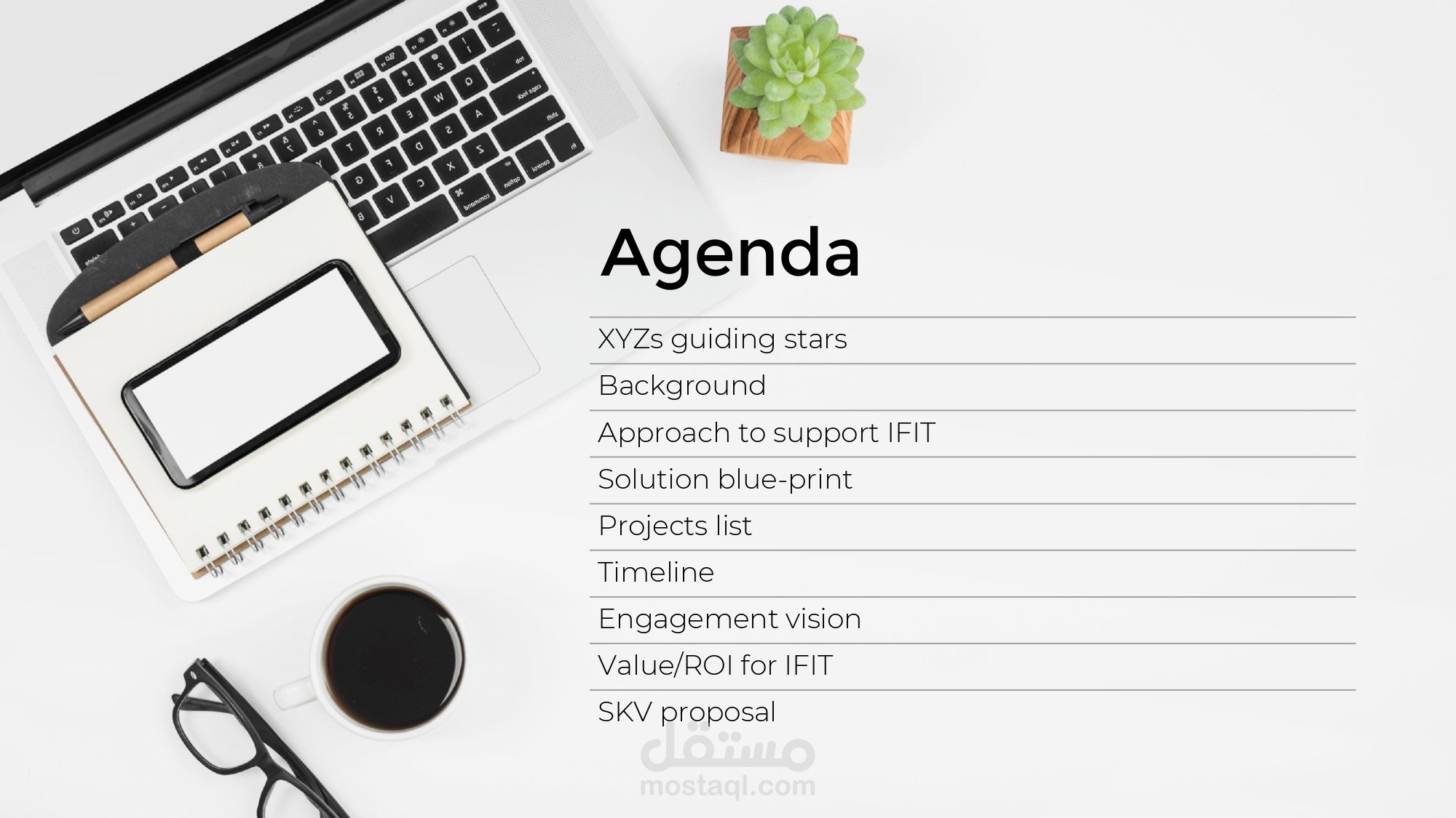 تصميم عرض بوربوينت لبروفايل شركة