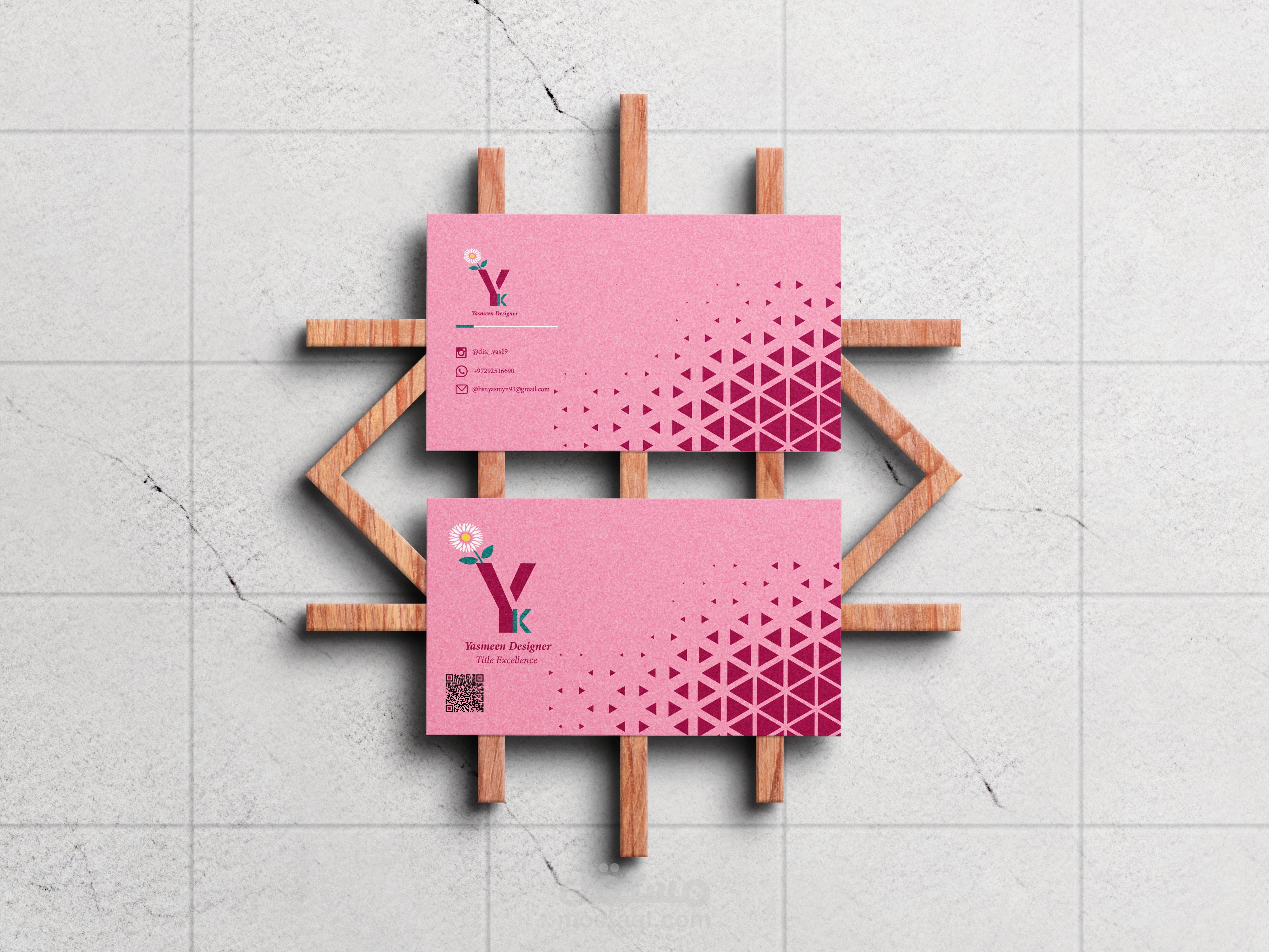 تصميم بطاقة عمل احترافية (Business Card) تعكس هوية علامتك التجارية