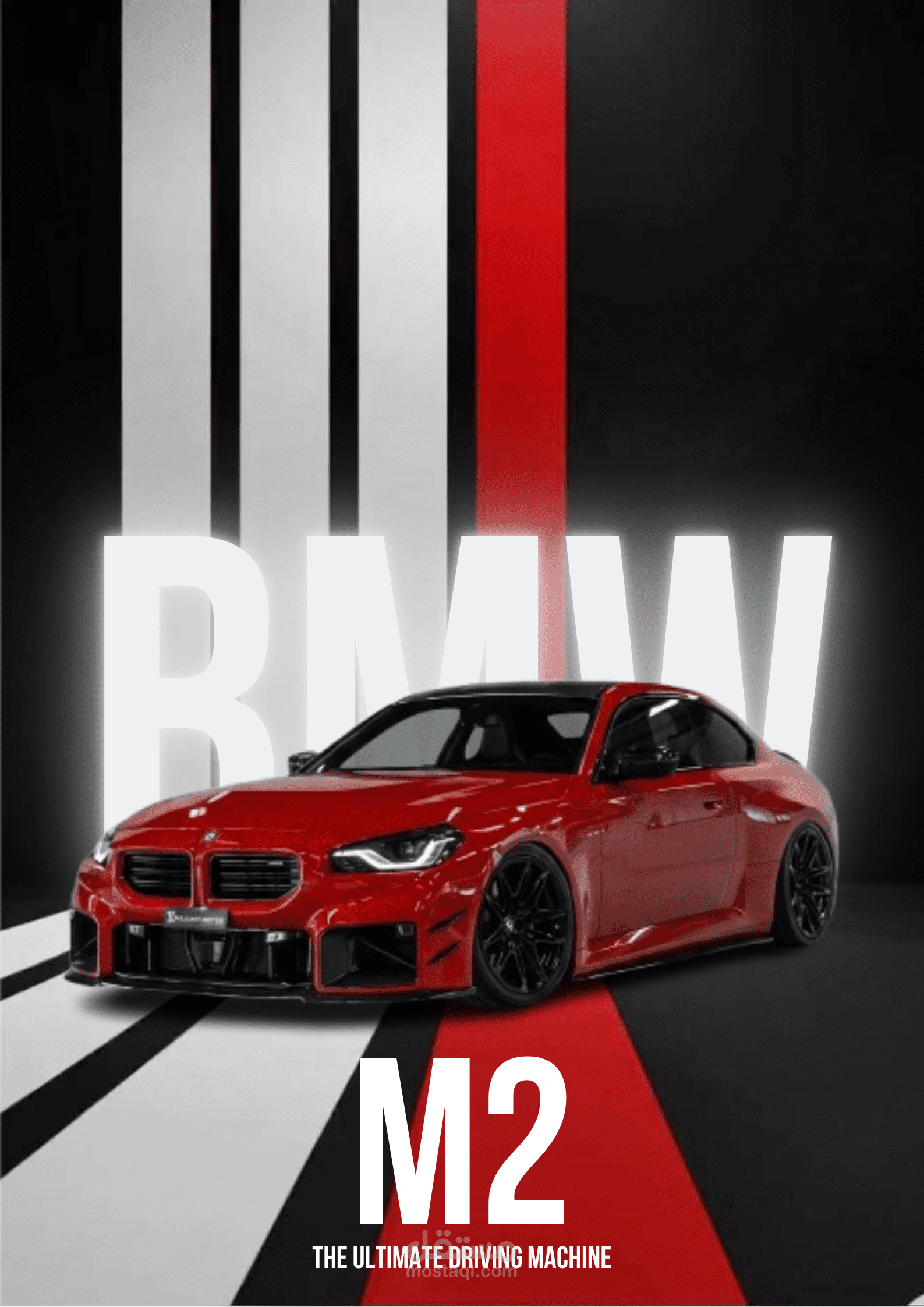 BMW M2 Poster Design | بوستر إعلاني احترافي