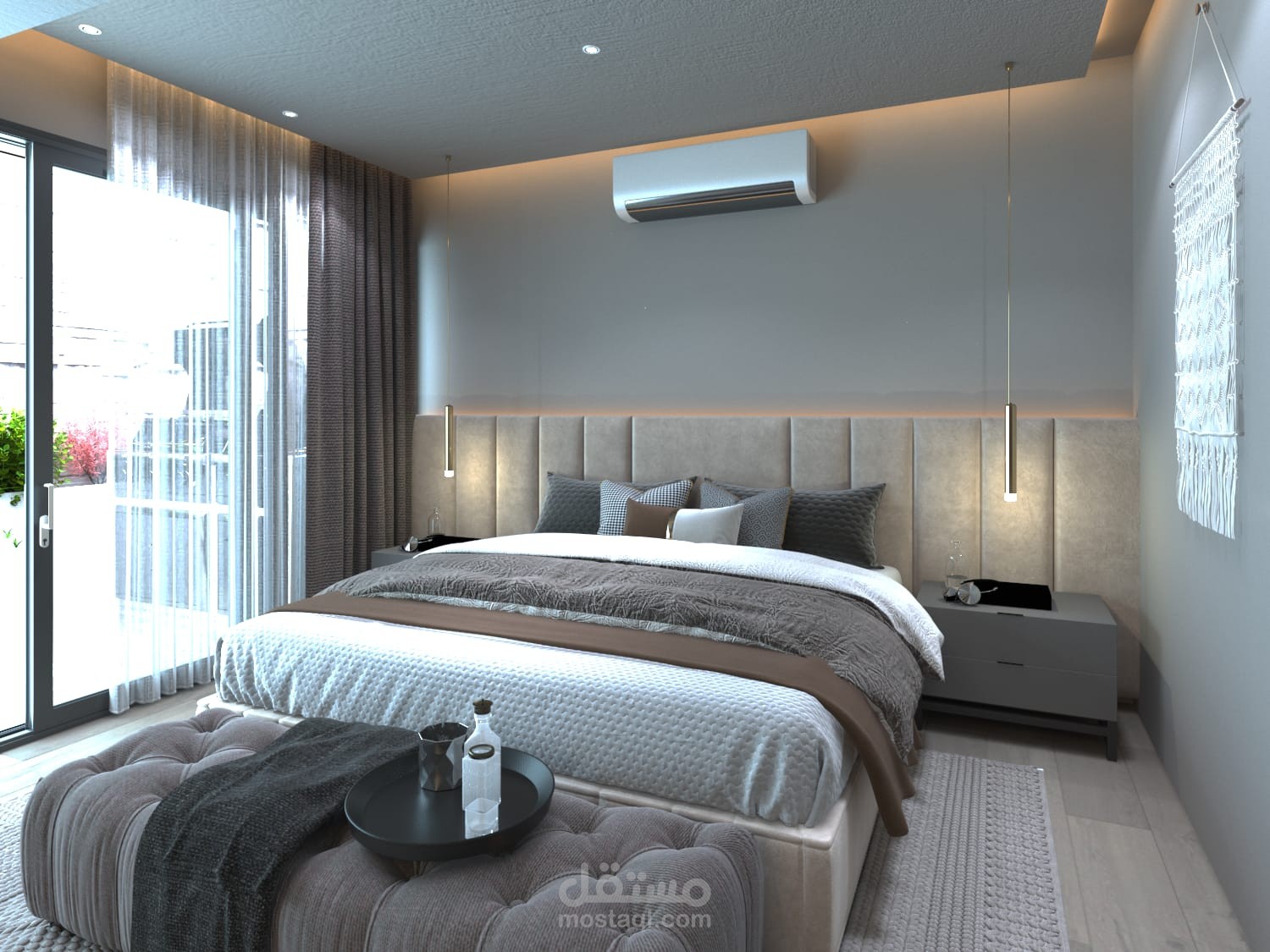 Master bedroom design in KSA