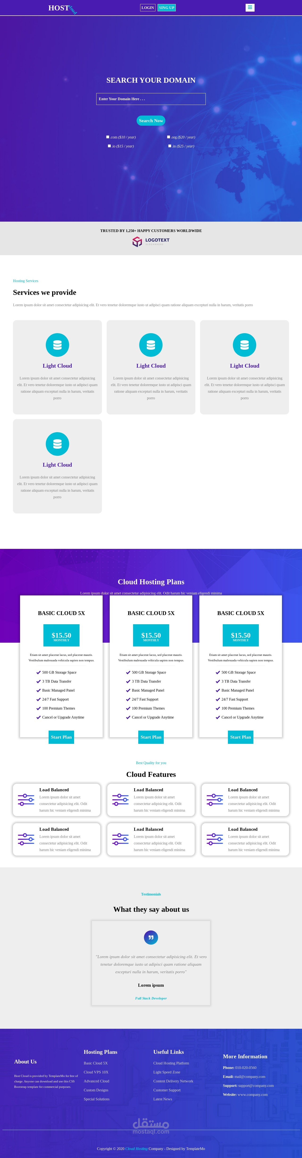 Host cloud