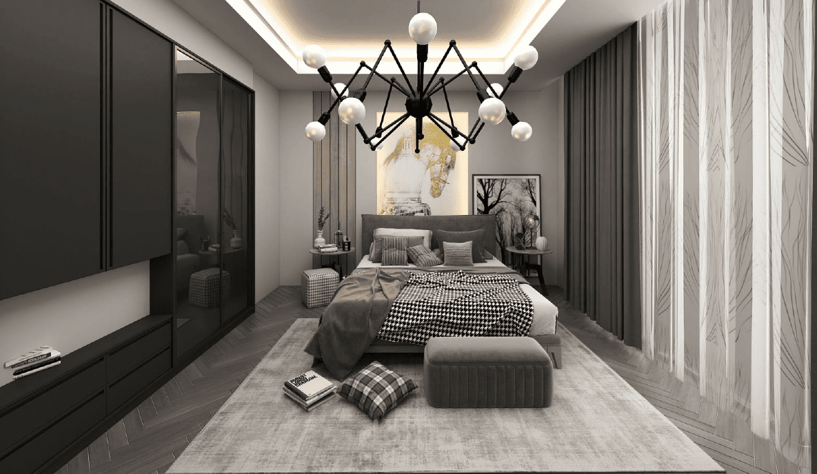 تصميم داخلي وتنفيذي لغرفة نوم