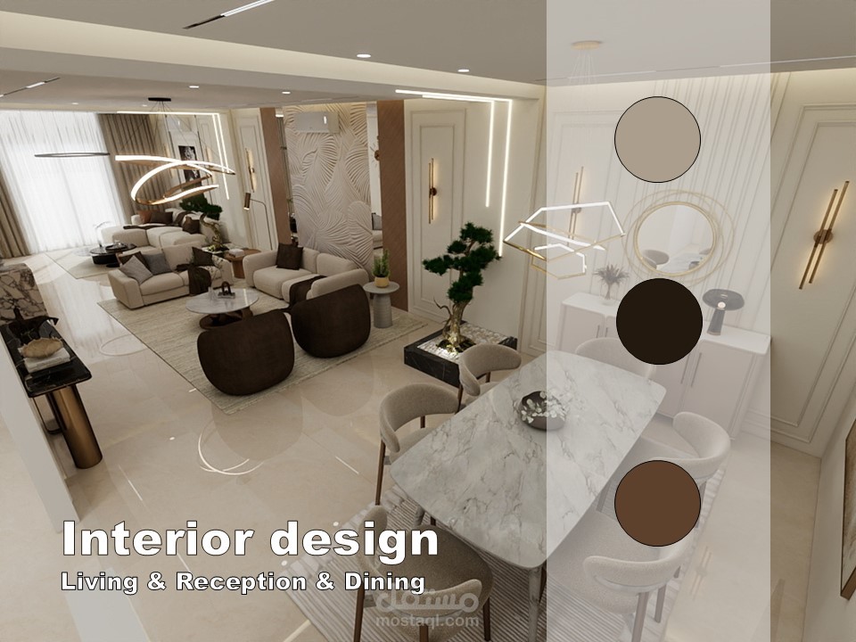 استقبال & معيشة & طعام