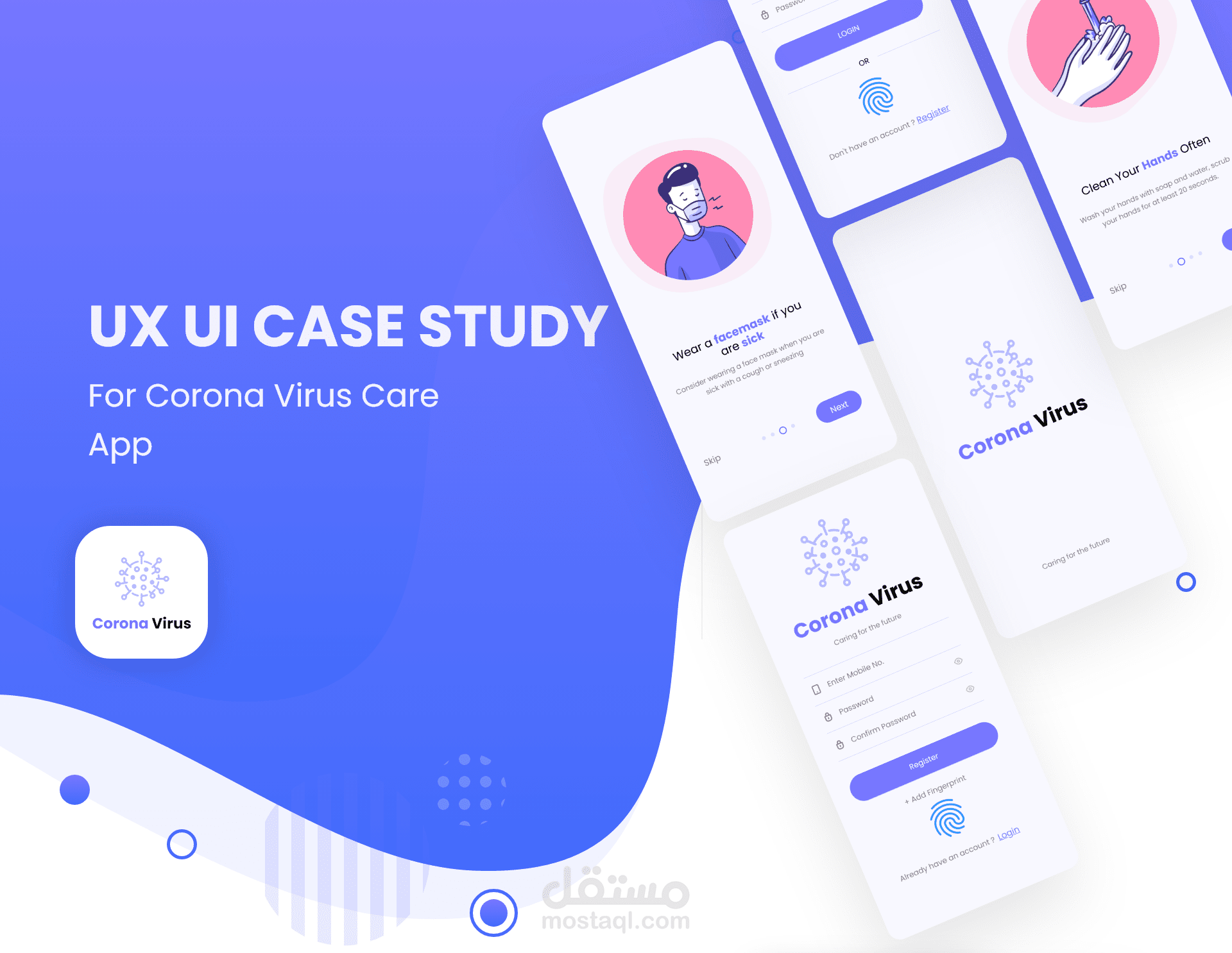 UX UI Case Study For Health Care From COVID-19