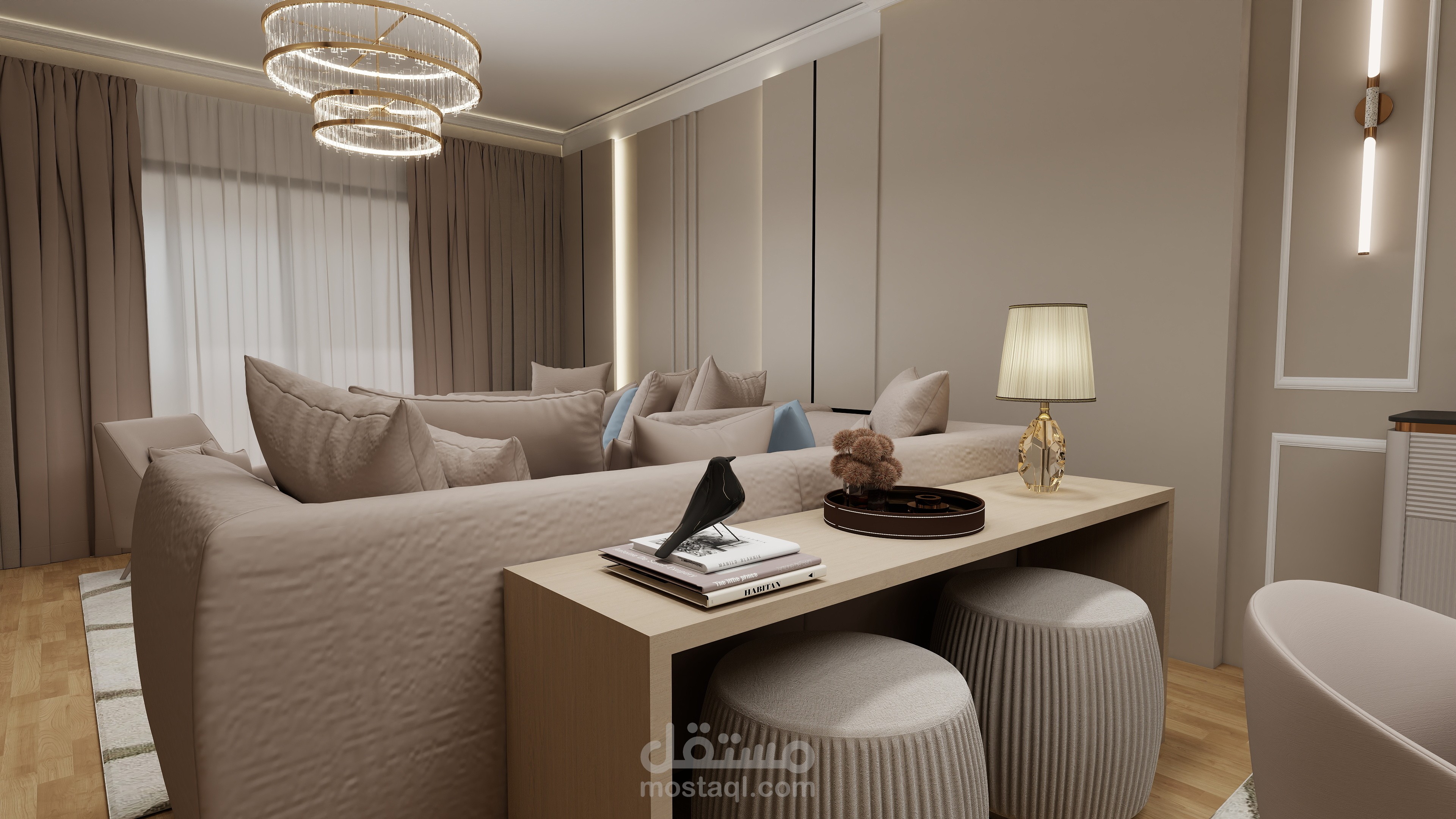 ثري دي لشقة سكنية