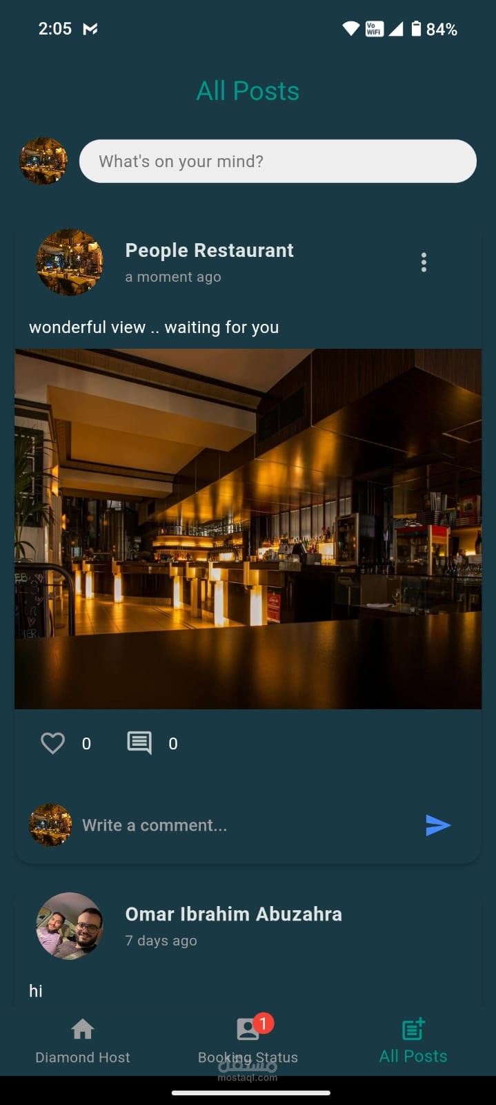 Application for reserve a hotel and coffe and restaurant