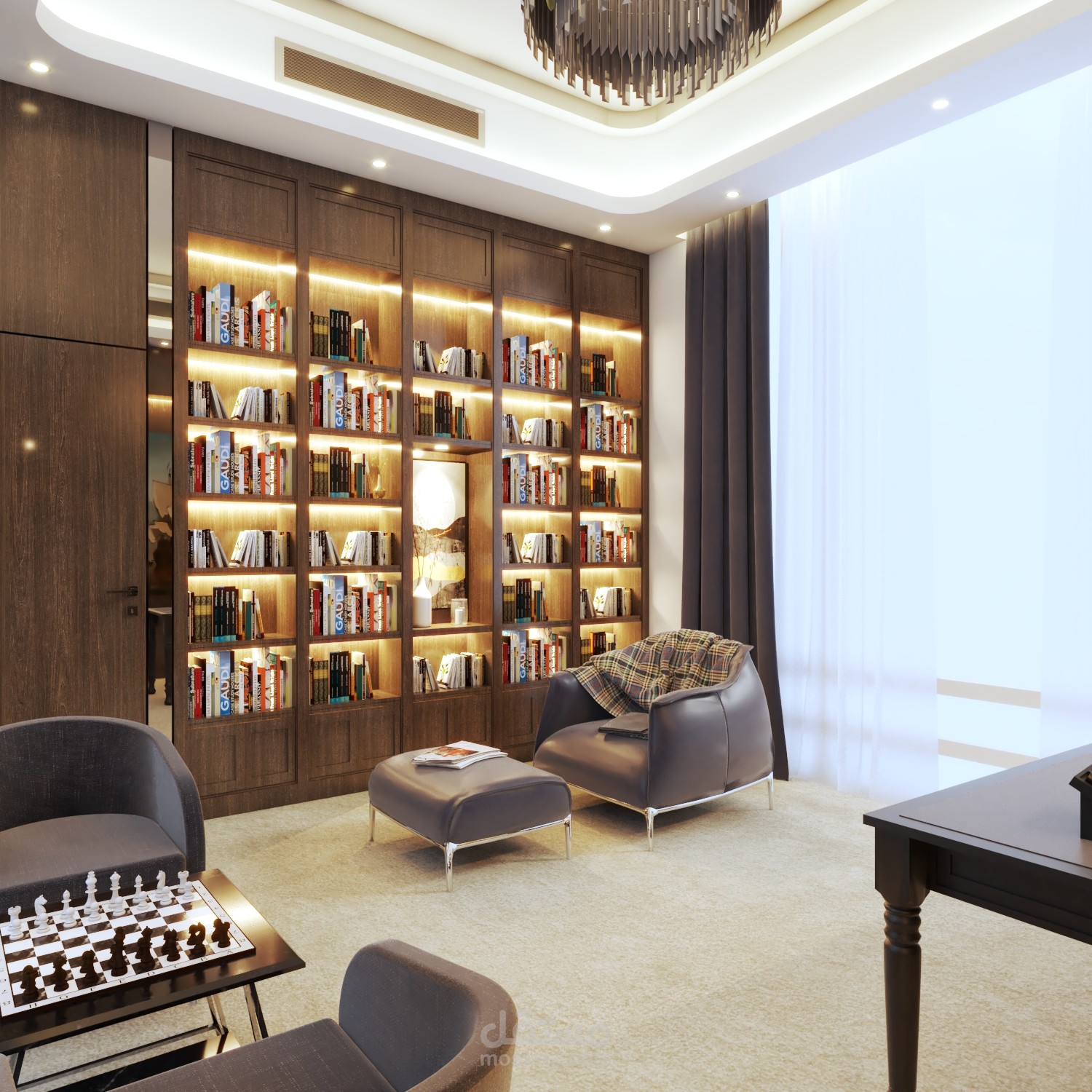 تصميم داخلي ل مكتب في أبوظبي