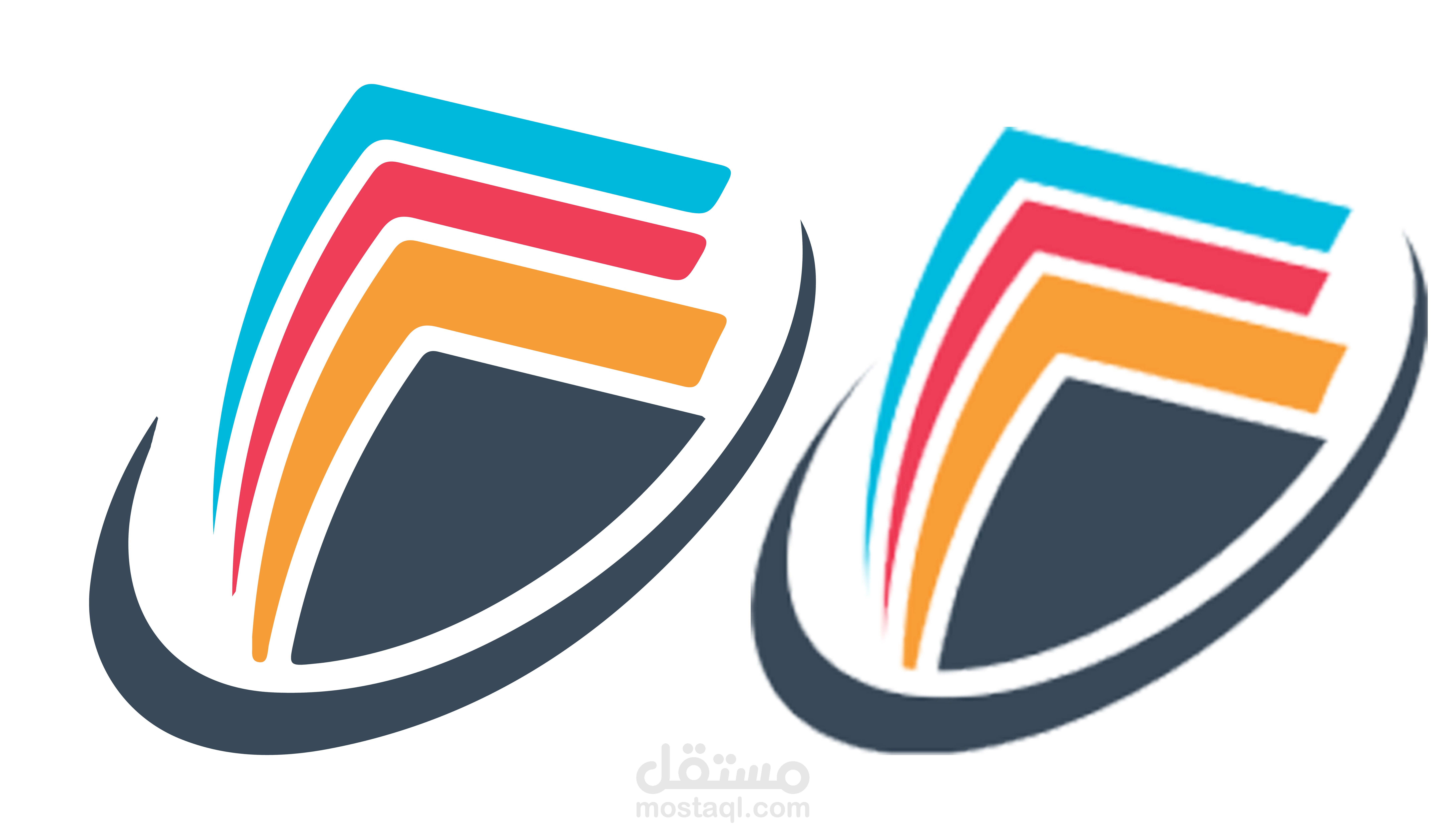 إعادة رسم شعار ( لوجو , لوغو , لوقو , logo ) بدقة عالية