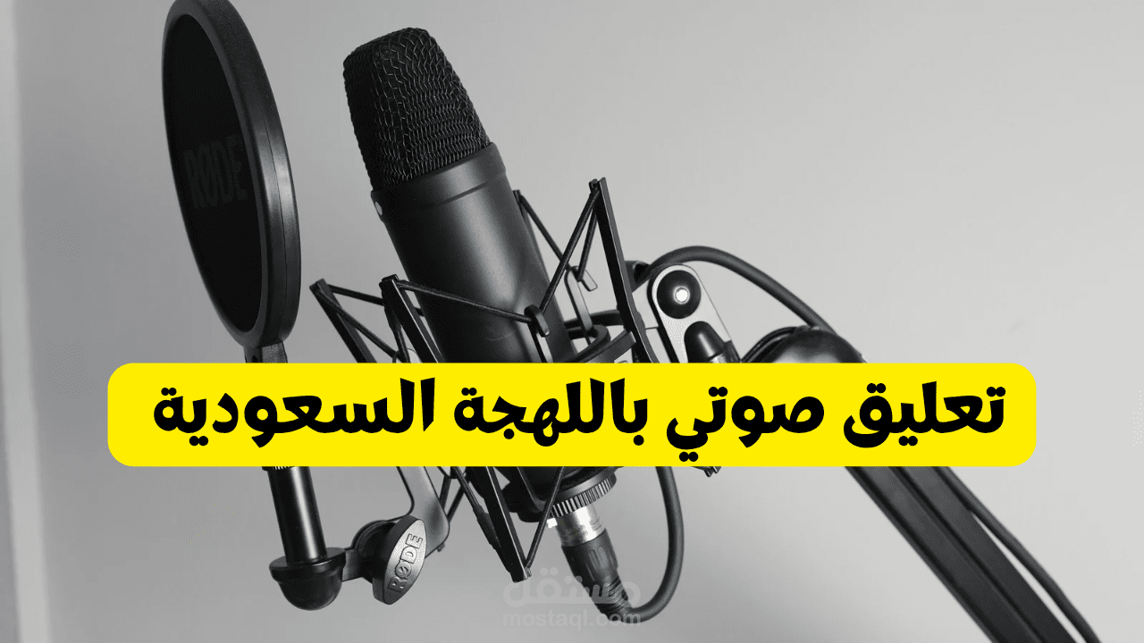 تعليق صوتي باللهجة السعودية