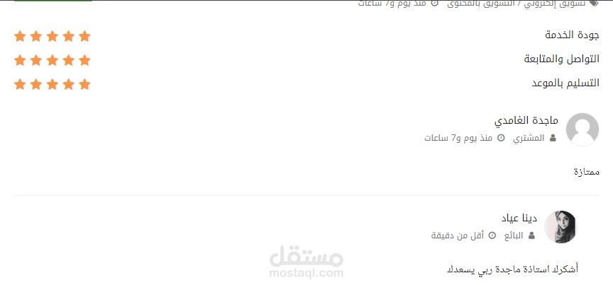 خطة محتوى لصالح متجر Painting