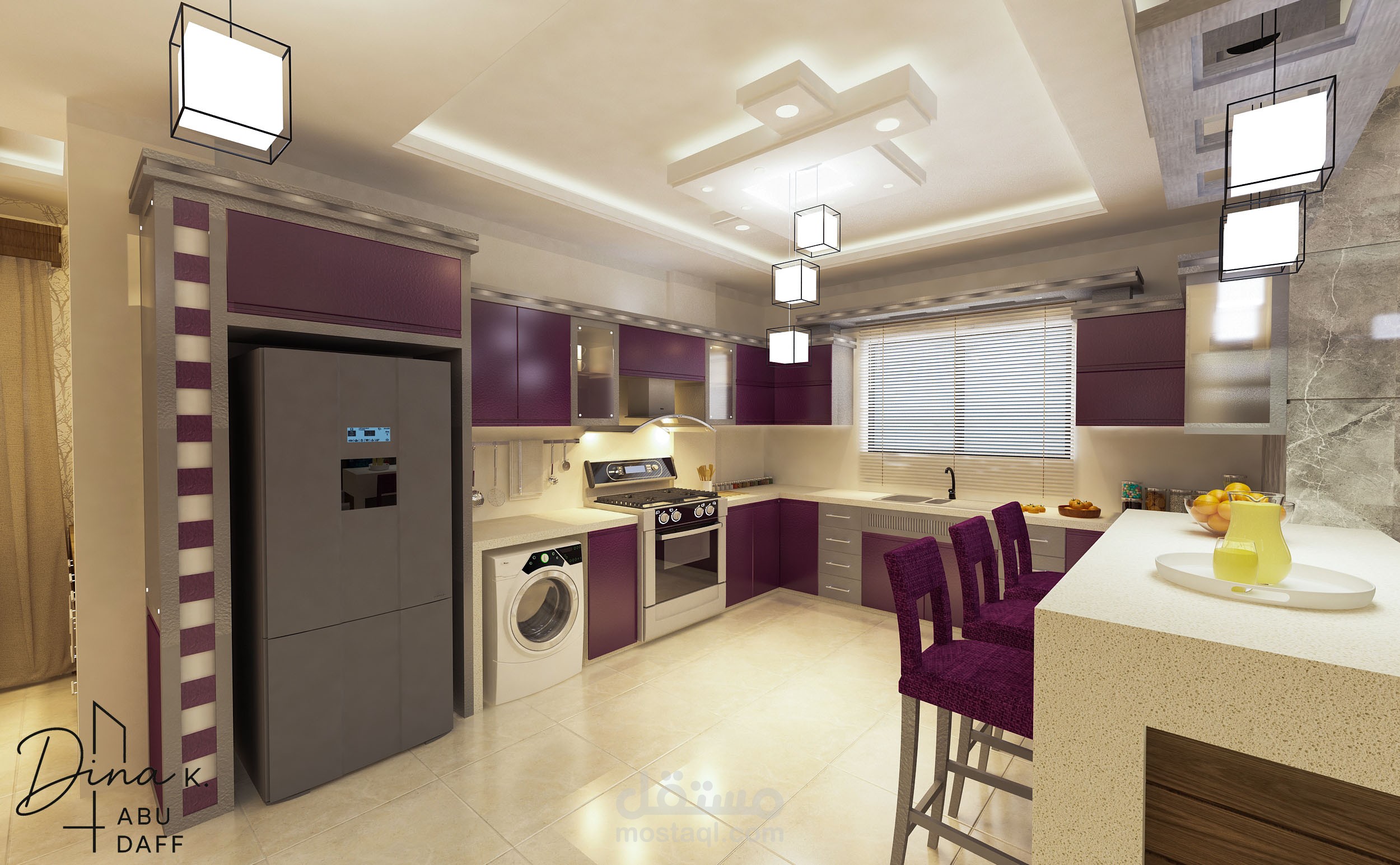 تصميم داخلي لشقة سكنية