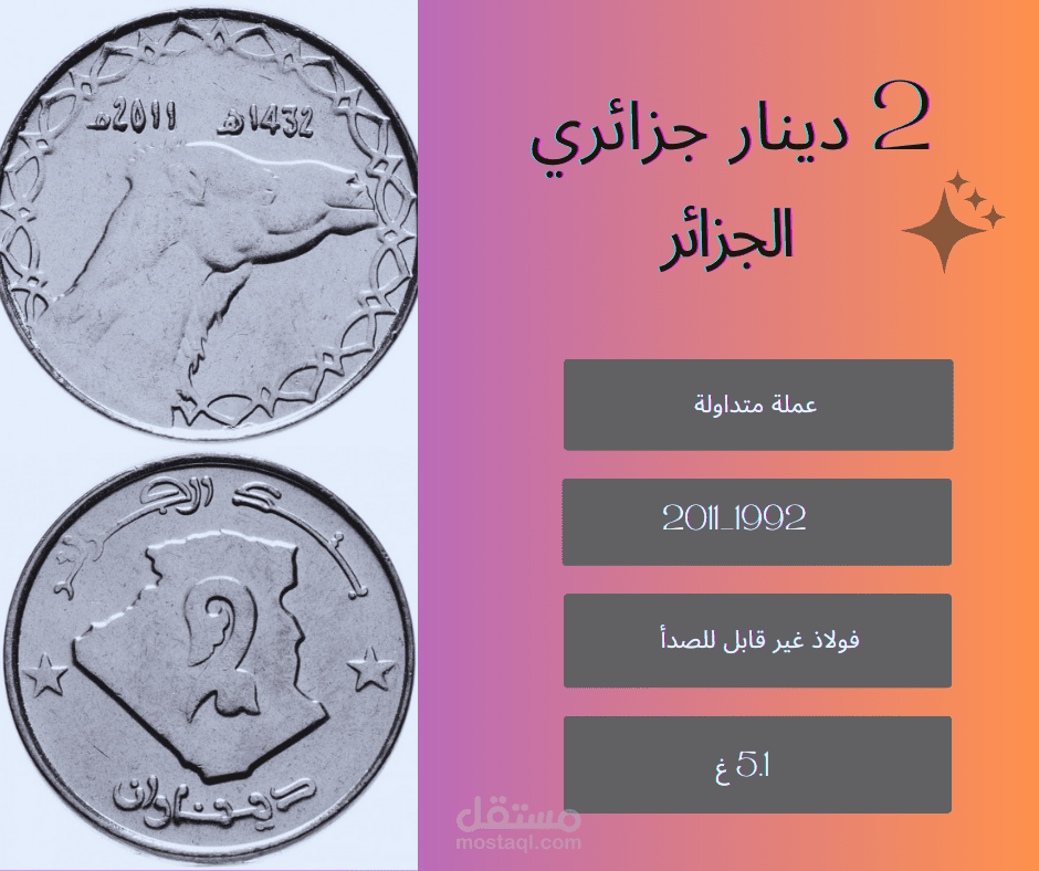 اثنين دينار جزائري