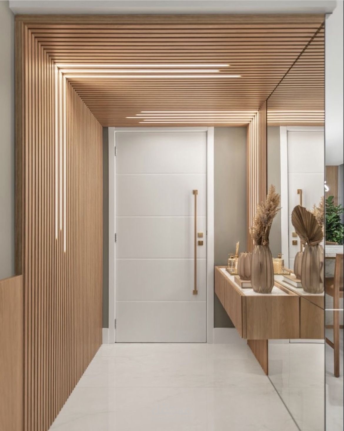 تصميم ديكور لمدخل بيت