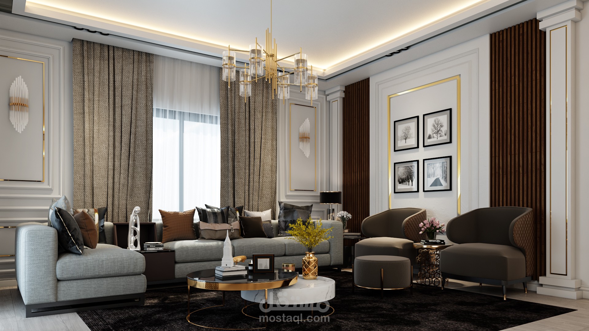 تصميم فراغ معيشة