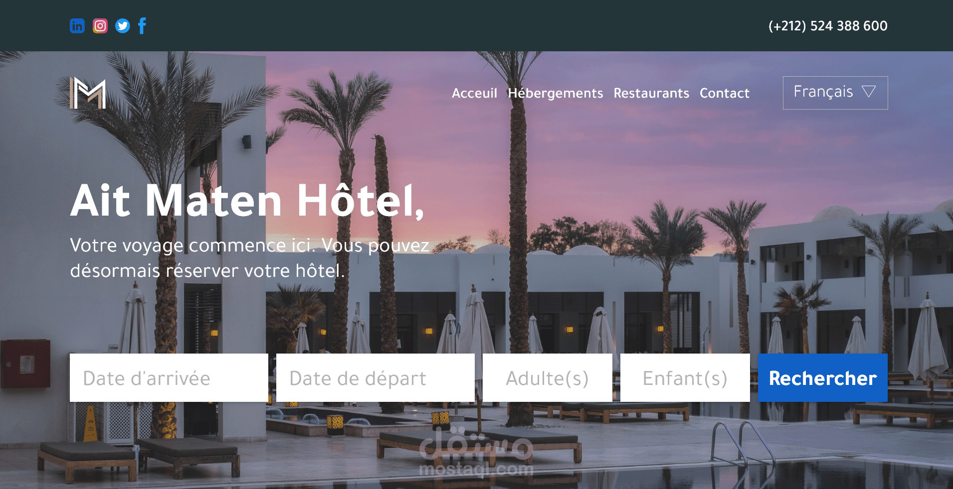 Hotel Website Design