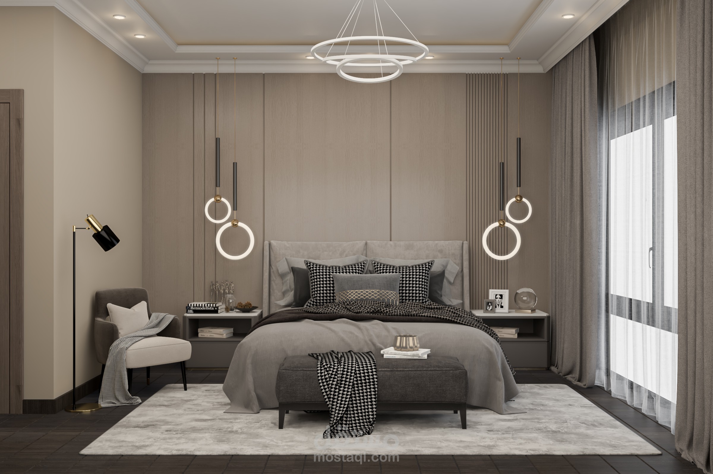 غرفة نوم رئيسية بحمام