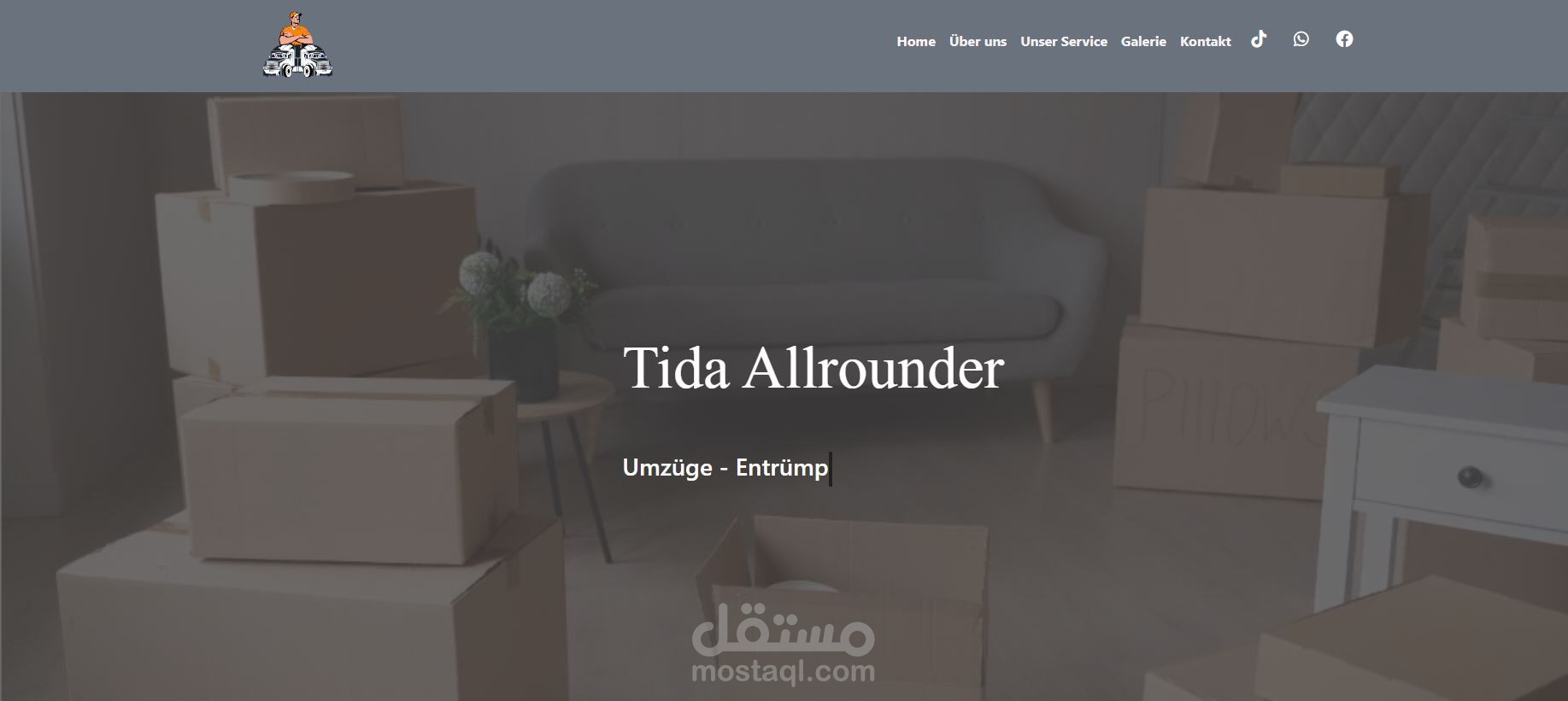 Website  Portfolio for German Company