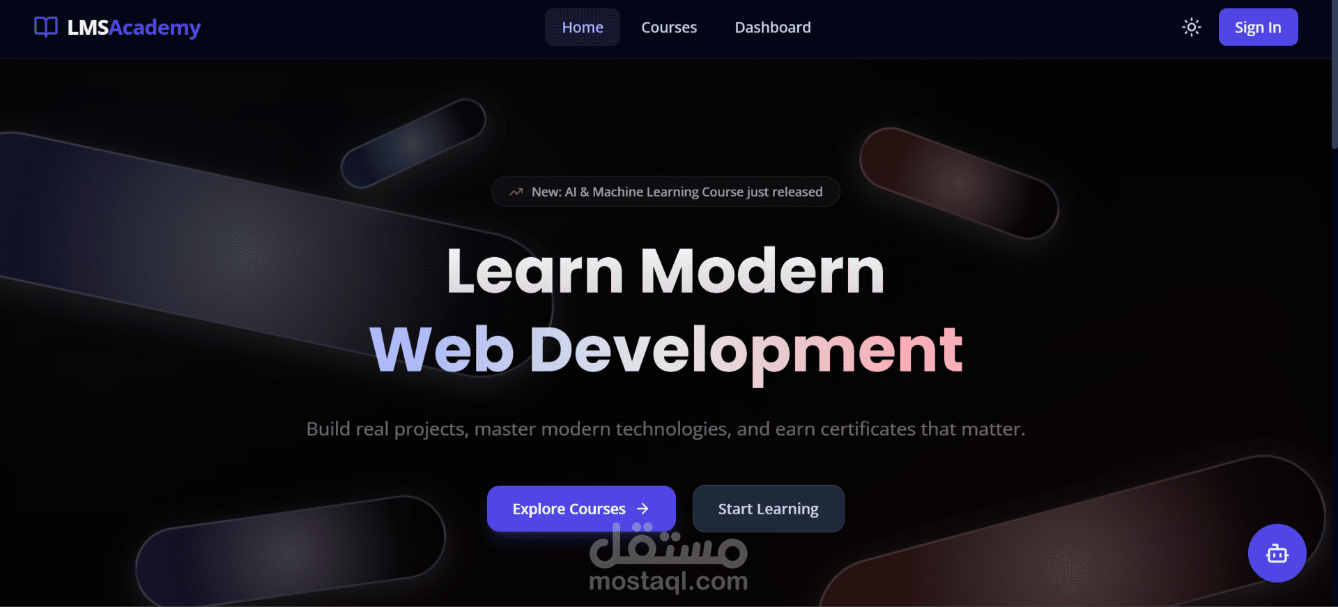 LMS Academy — A production-ready, frontend-only learning management system