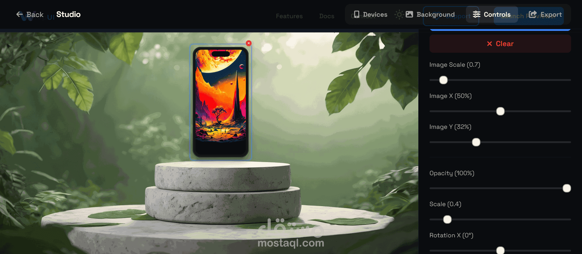 WrapUI | منصة احترافية للعرض الثلاثي الأبعاد (3D) لتطبيقات الموبايل