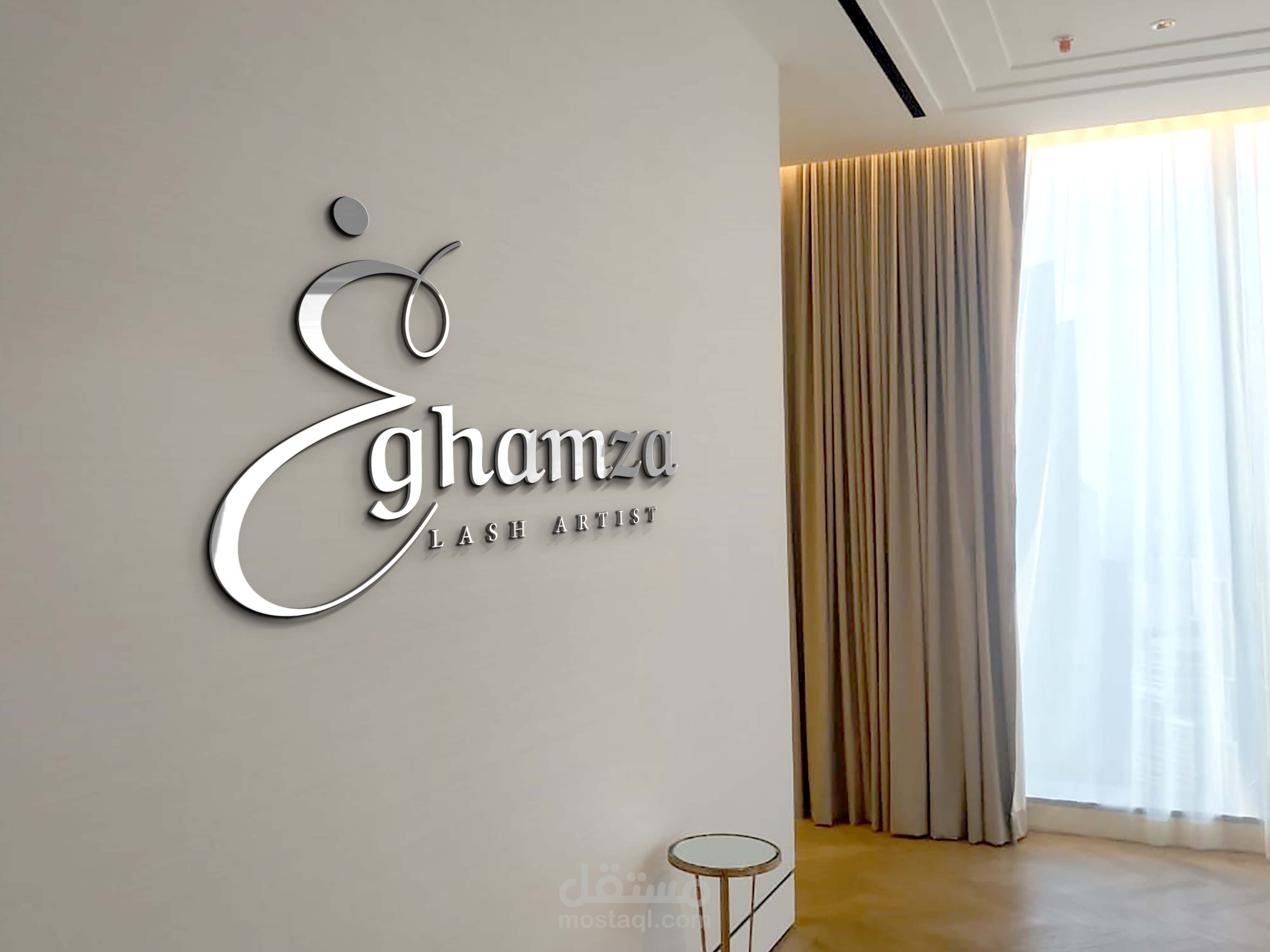 lash artist logo design