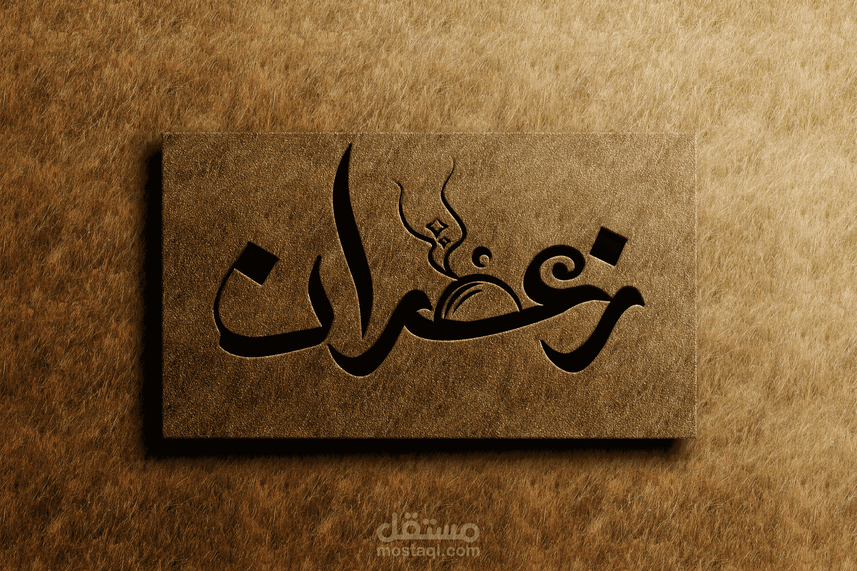 لوقو لمطبخ زعفران